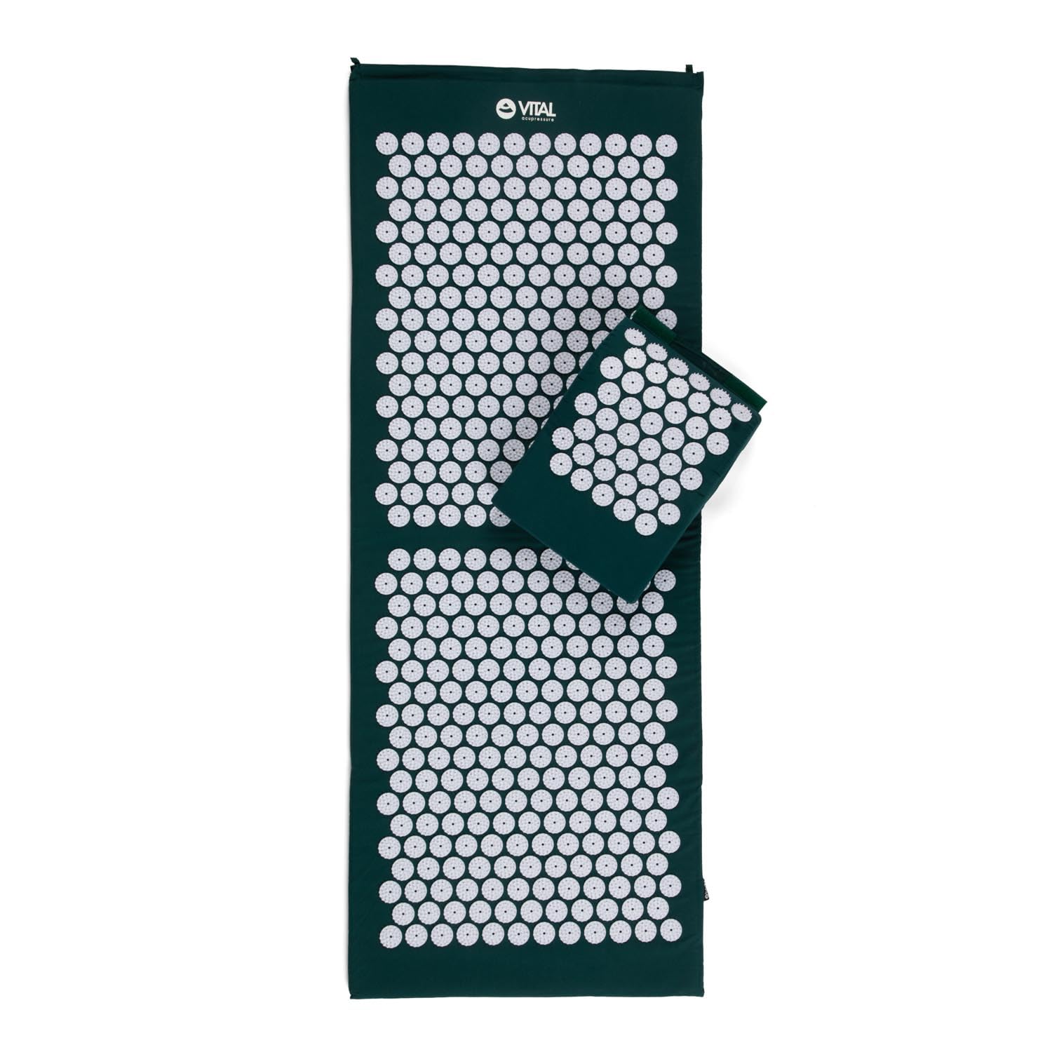 Bodhi VITAL Tapis d'acupression XL | Tapis de massage et coussin avec sac | Tapis Fakir pour auto-massage | Tapis de relaxation contre les douleurs au cou et au dos | Coussin à aiguilles pour la