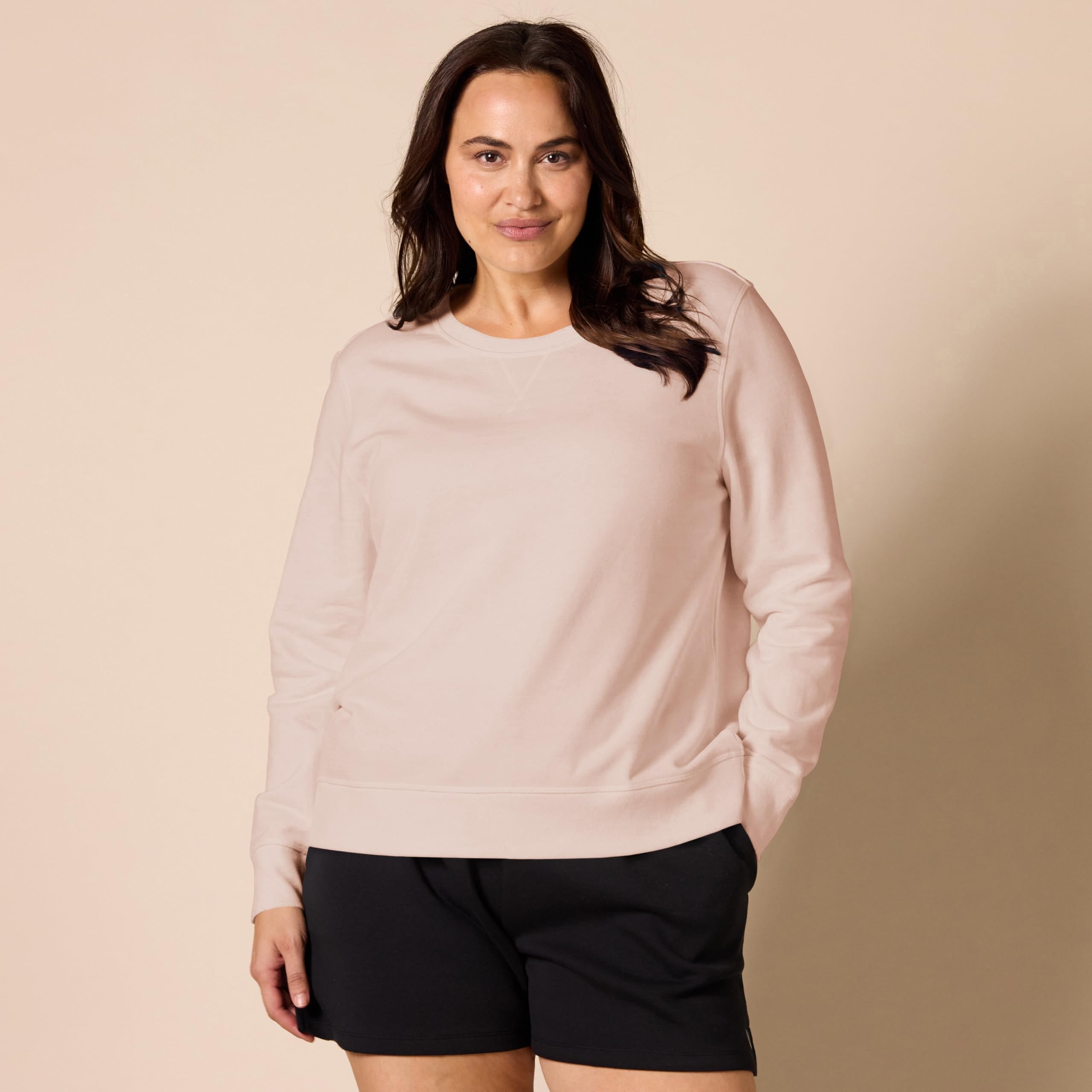 Amazon Essentials Mujer Sudadera con Cuello Redondo de Forro Polar (Disponible en Tallas Grandes) — view 78