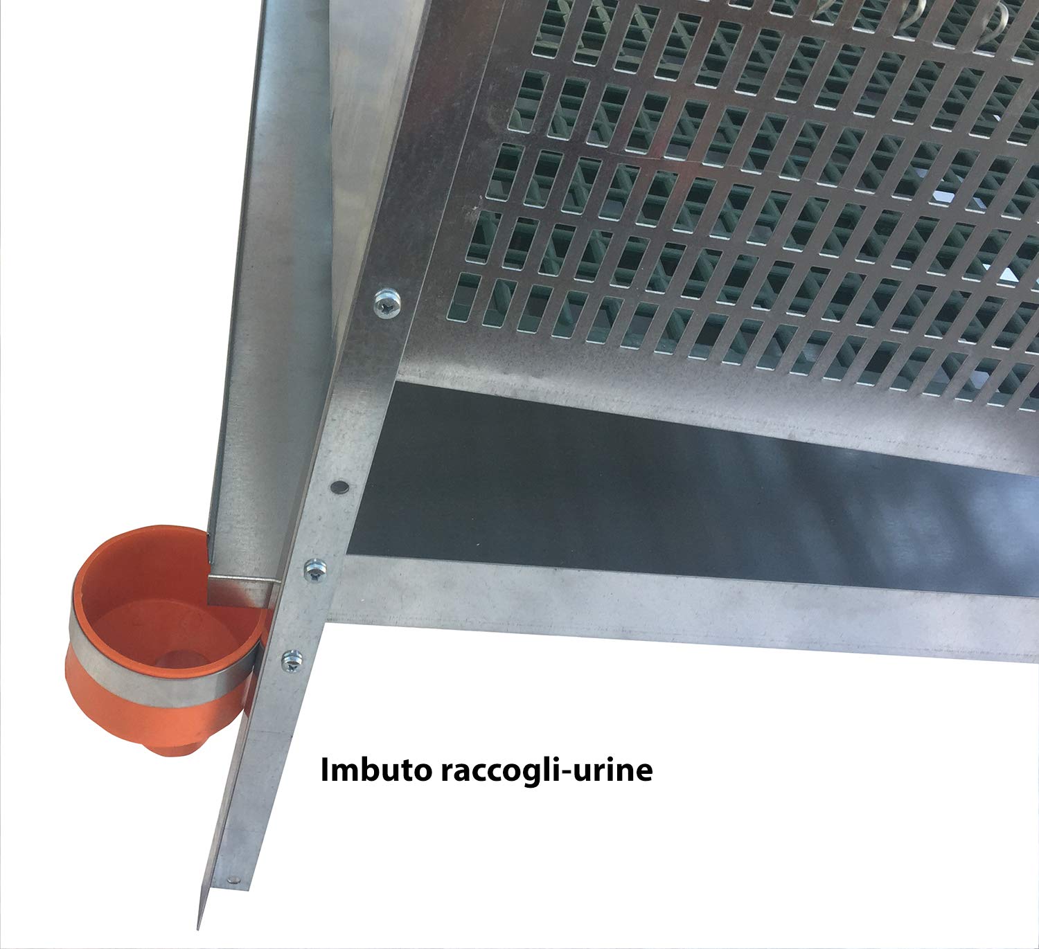 Gabbia Per Conigli Fattrici Montidistribuzione K13 - 2 Scomparti Sovrapponibili, 154x53x70 Cm, Con Nidi E Accessori