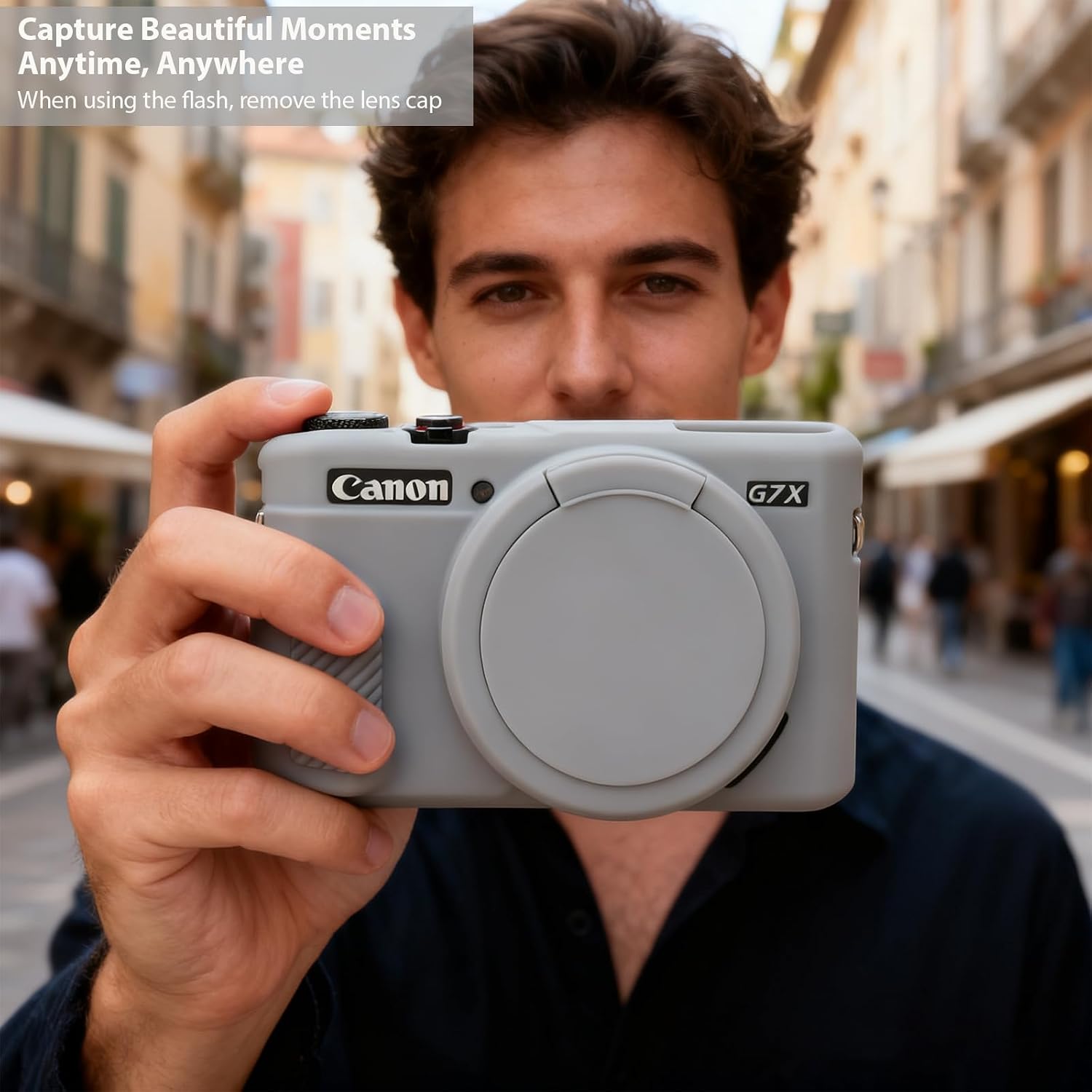 Case for Canon G7X Mark II Camera - Grey image 2