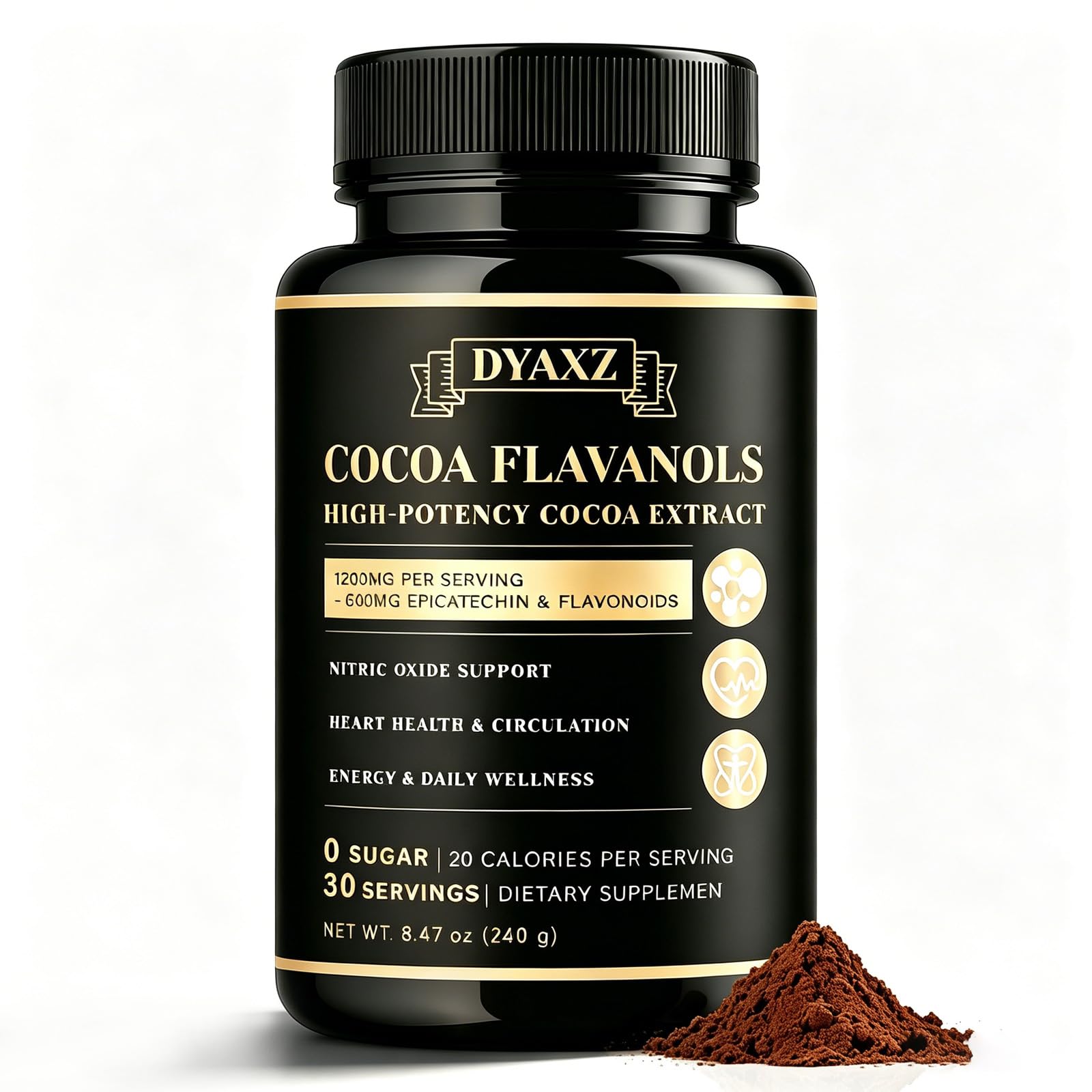 High Flavanol Cocoa Powder — Amazon image 2