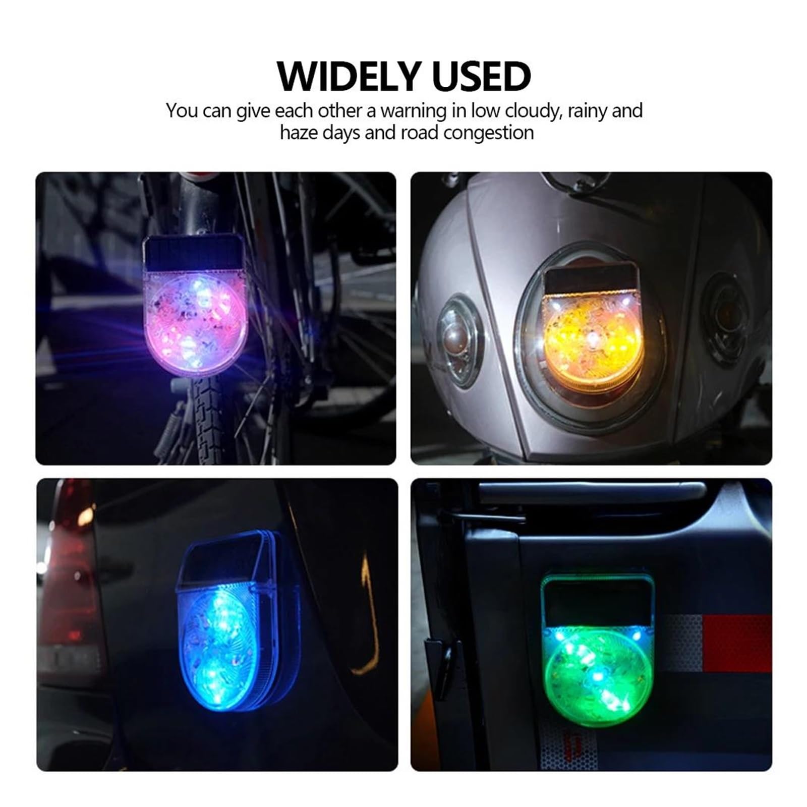 Blocchi luci antinebbia Luce Di Avvertimento Sensore Intelligente Luce Solare Burst Luce Anti-collisione Lampeggiante Luce Di Parcheggio Per Camion Di Grandi Dimensioni