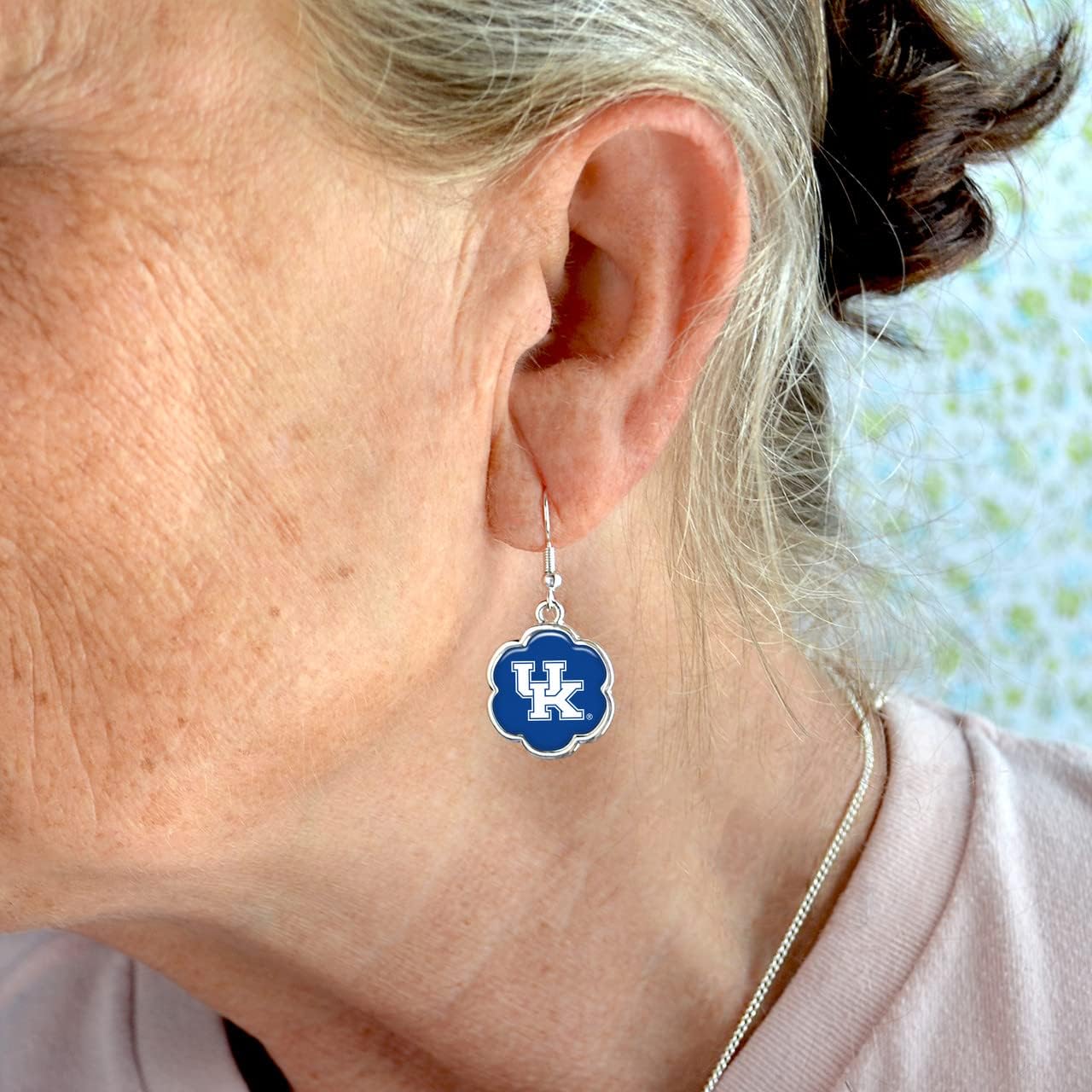Kentucky Wildcats Hazel Silver Earrings Jewelry Gift UK