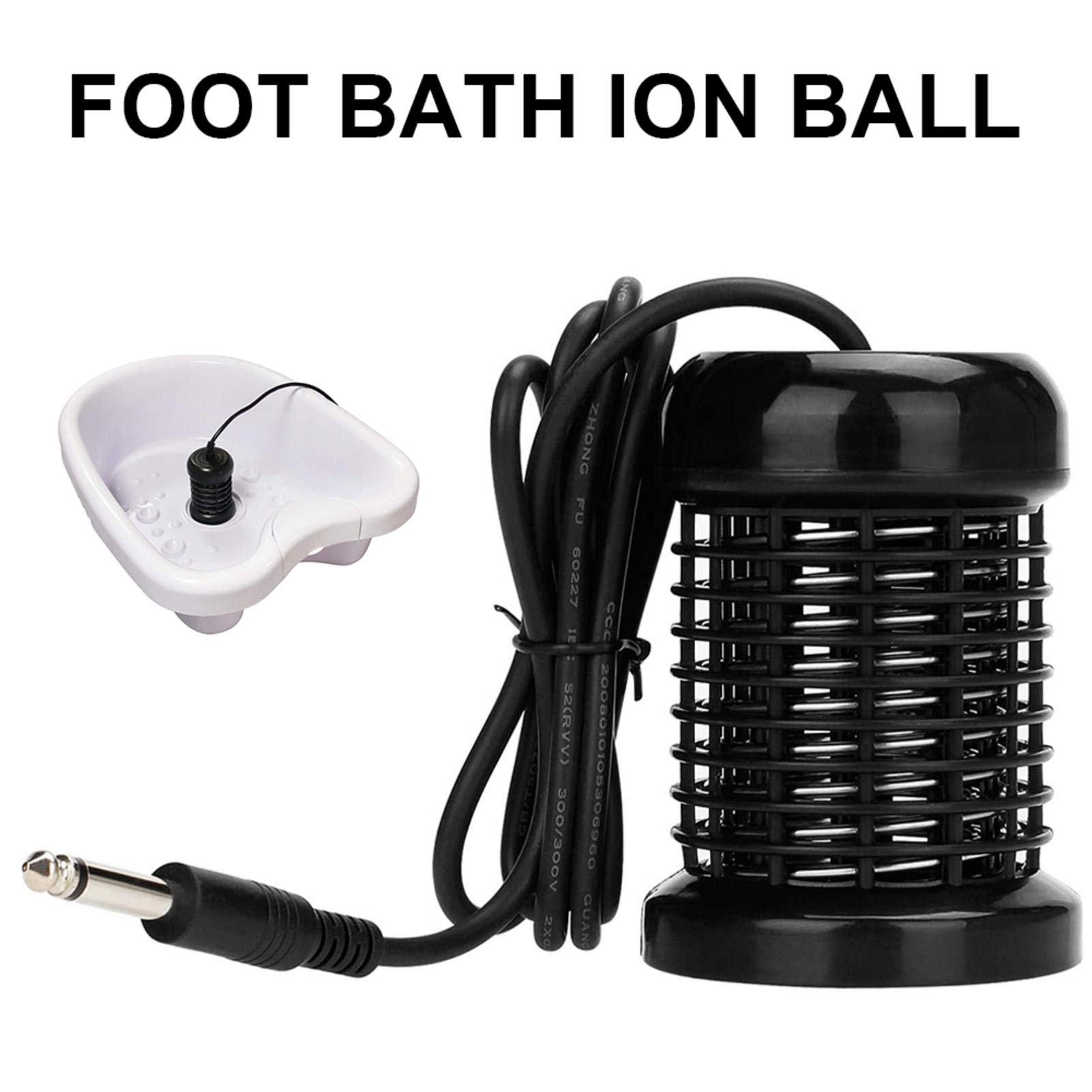 Ionic Detox Foot Bath Array Round Bobine in acciaio inox di ricambio per Ionic Detox Foot SPA Cleanse Machine (nero)