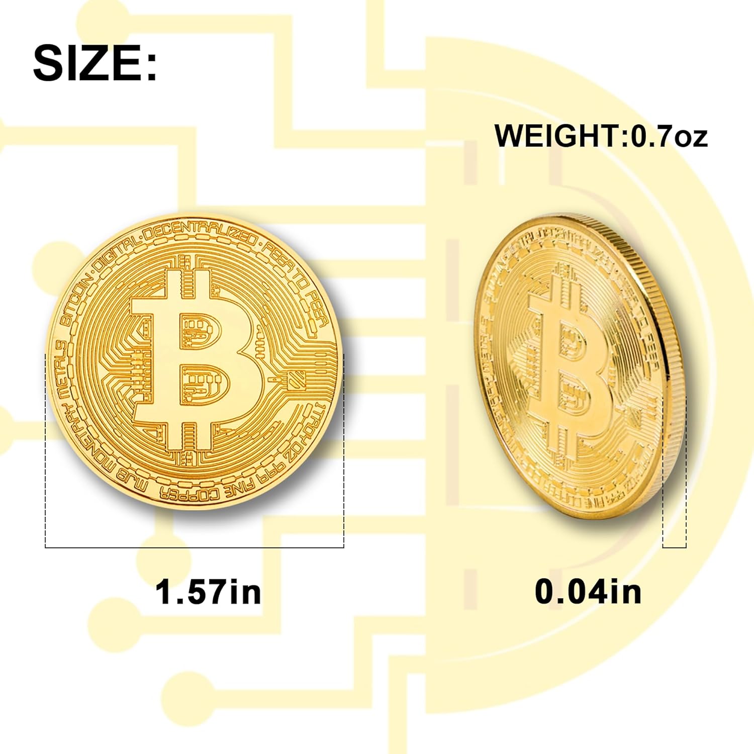 15Pcs Bitcoin Coin, Bitcoin Commemorative Coin, Barbados | Ubuy