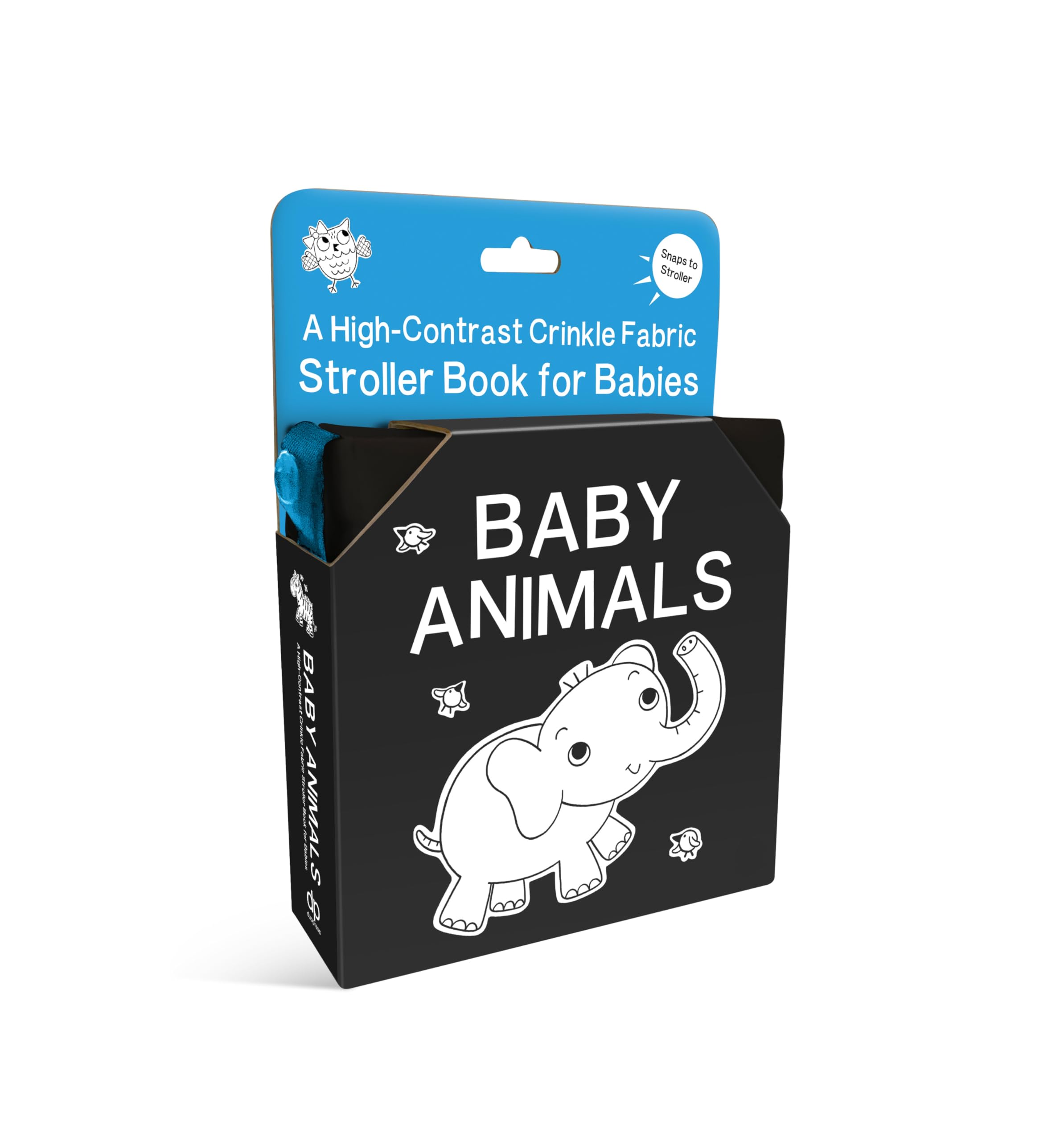 Baby Animals: A High-Contrast Crinkle Fabric Stroller Book for Babies: 1 (High-Contrast Books)