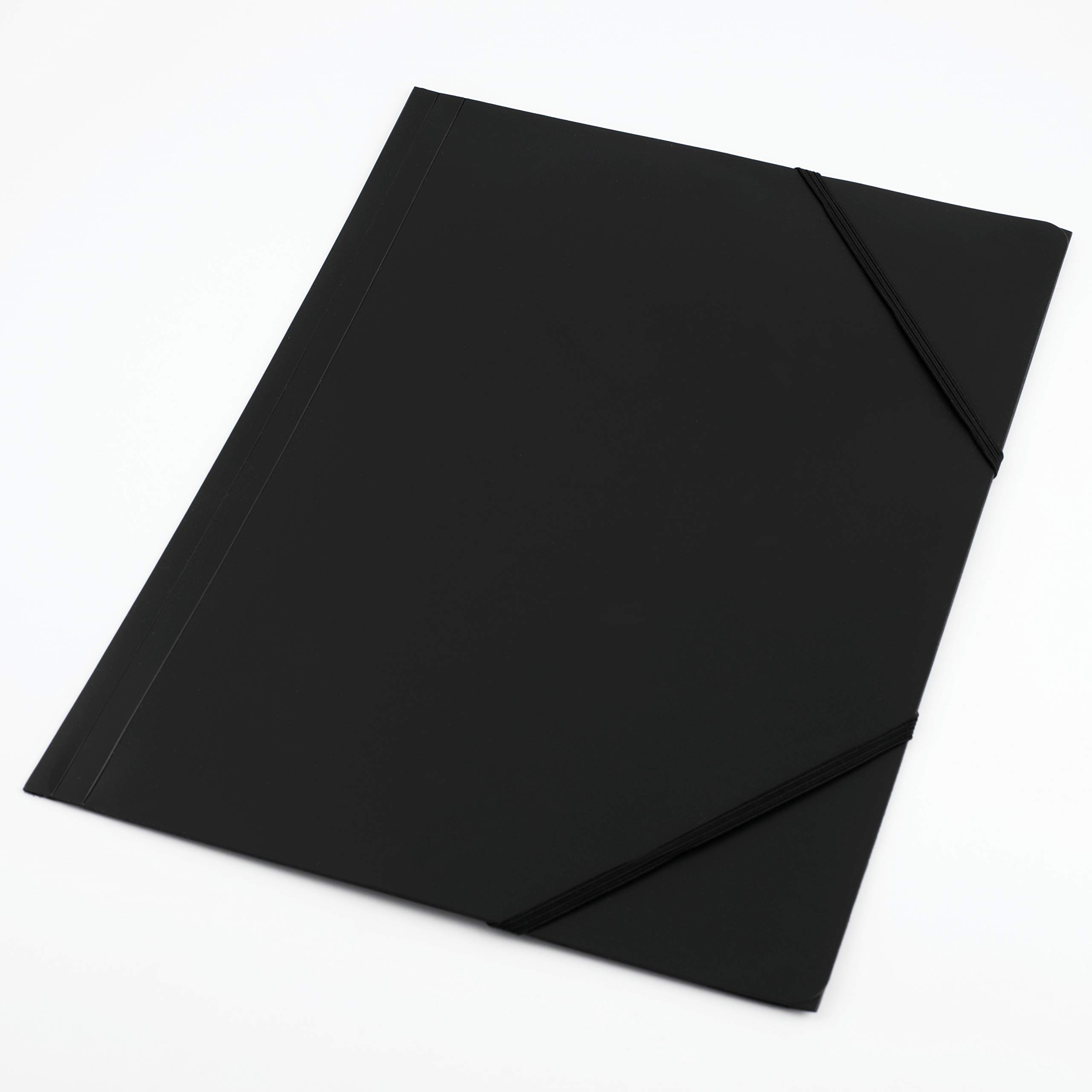 Cartellina Portadocumenti A4 Con Elastico | 30 Mm Dorso | Nero | Per Ufficio - Foto 5