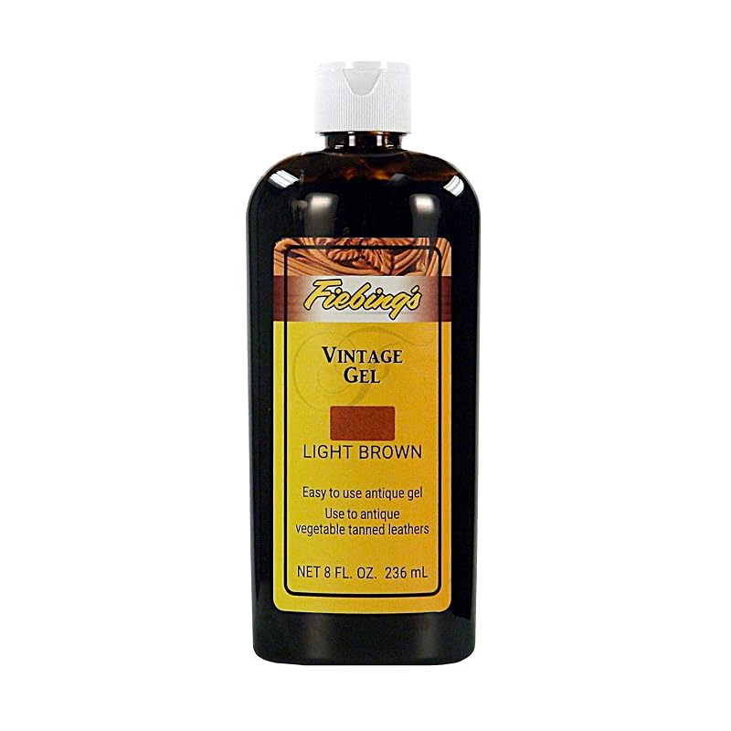Gel Antique para Couro Fiebing's Vintage Light Brown 227 g