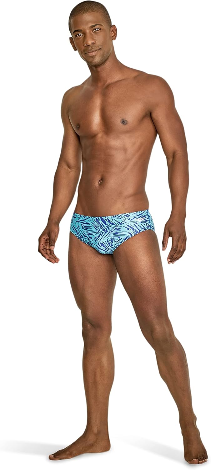 Size XL.Speedo Men's Swimsuit Brief ProLT Printed Team Colors
