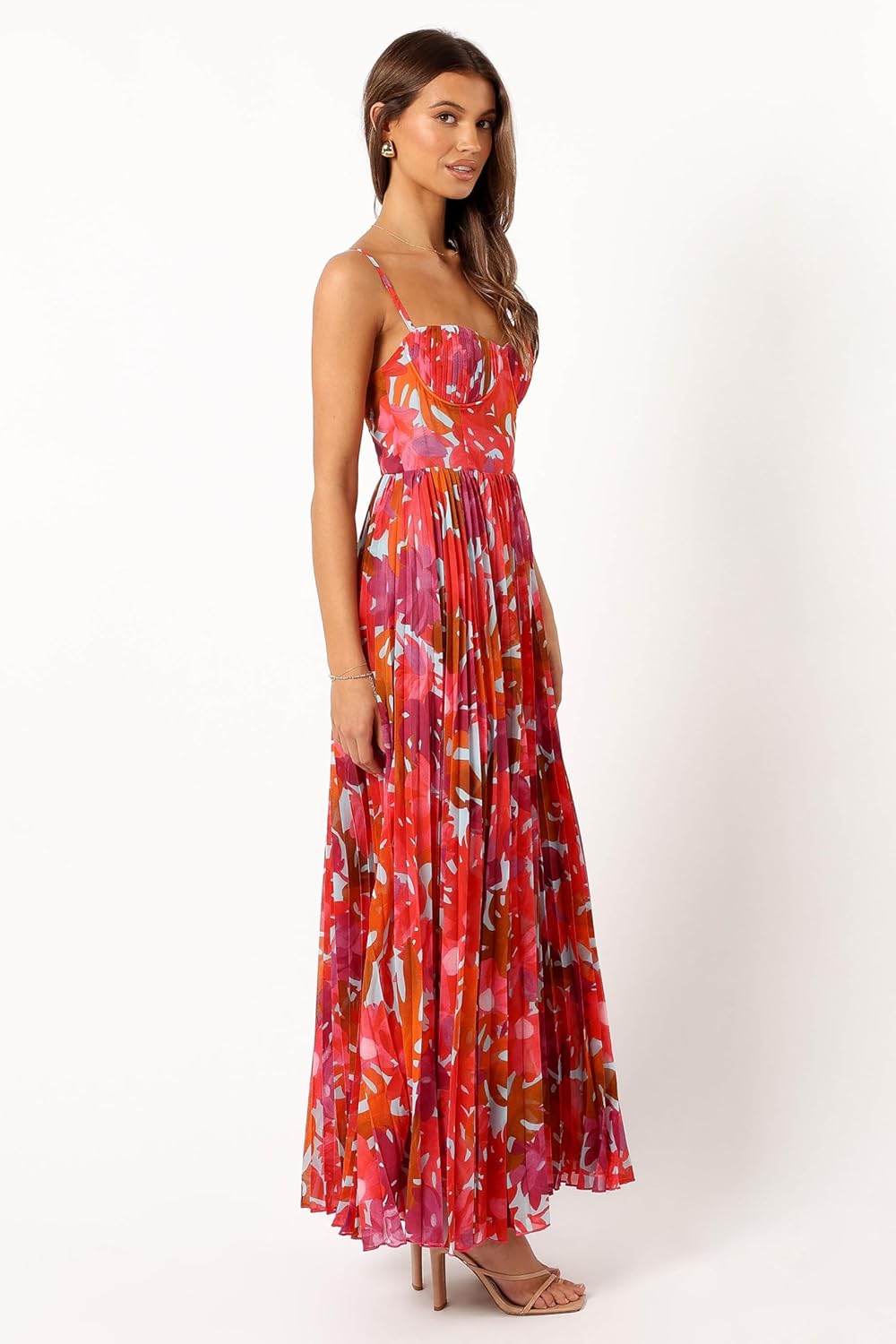 Petal & Pup Womens Achanti Pleated Maxi Dress - Image 5