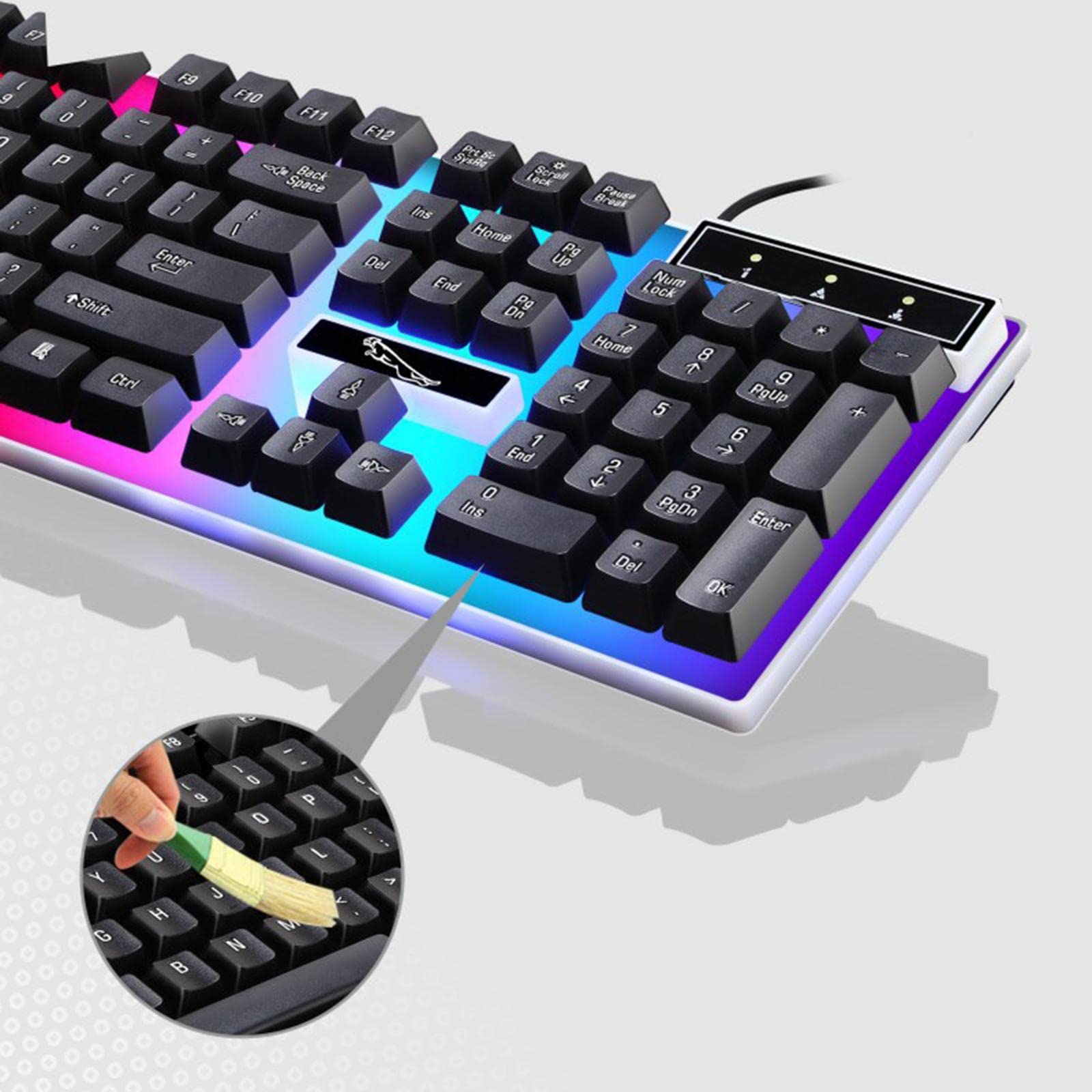 Amazon | KOZEEY ゲーミング キーボード マウス セット 多色