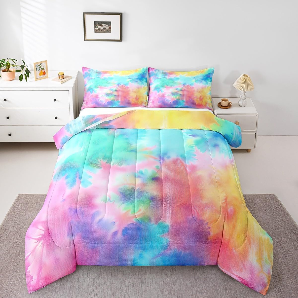 Chinoiserie Chic Peacock Bedding Set Garden Botanical Bird Tree Branches Vintage Stylized Comforter Set Tribal Retro Peacock Feathers Decorative Duvet Insert Set with 1 Pillow Sham,Twin Size,Blue Teal