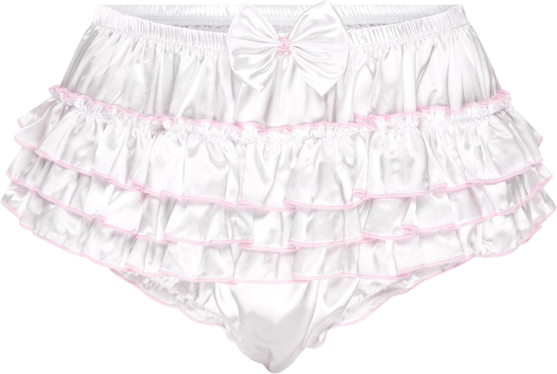 Satini Sissy Satin Ruffled Skirted Panties