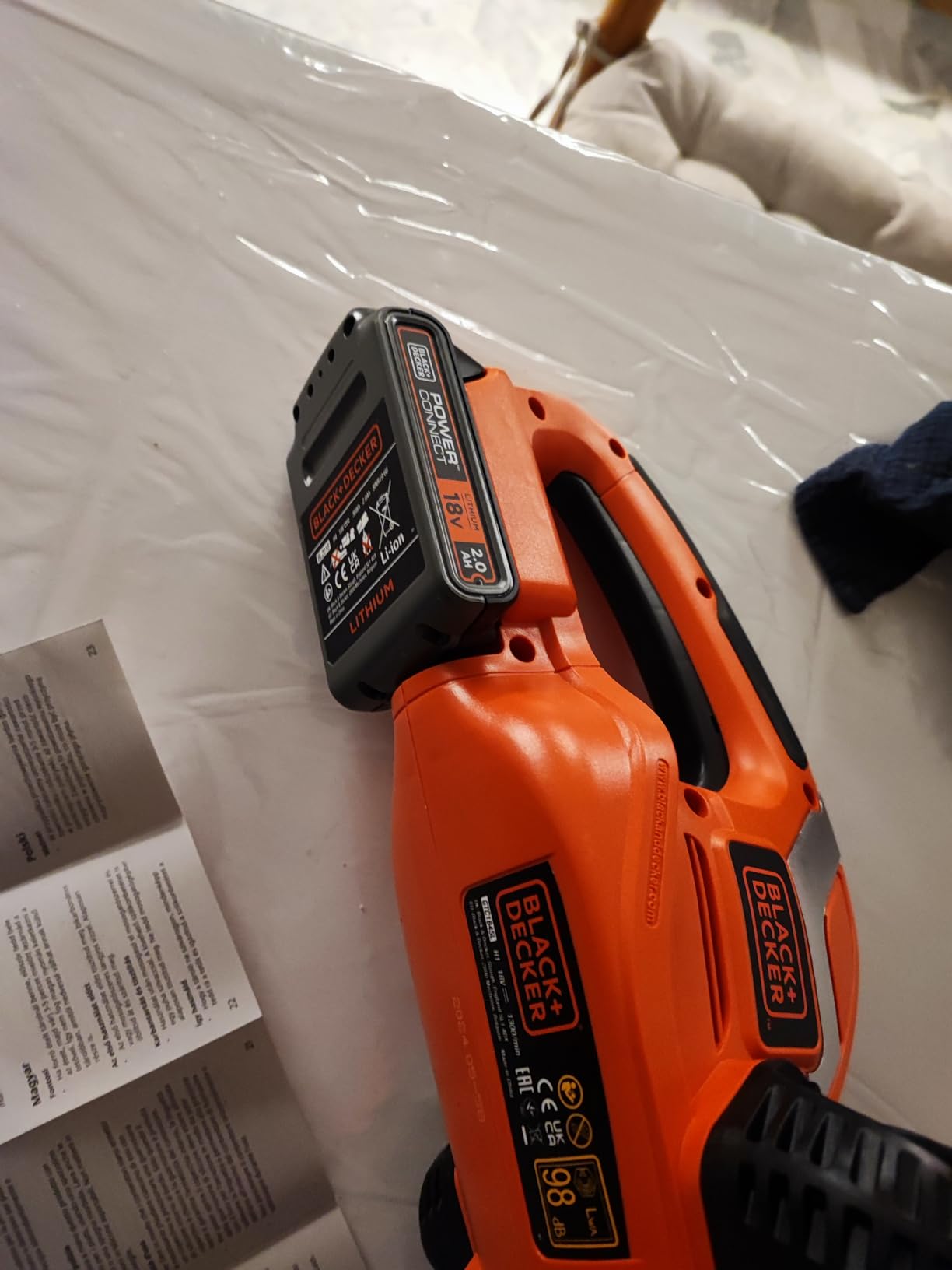 Tagliasiepi A Batteria BLACK+DECKER GTC1845L20 - 18V, Lama 45 Cm, Doppia Azione, Con Batteria 2.0Ah