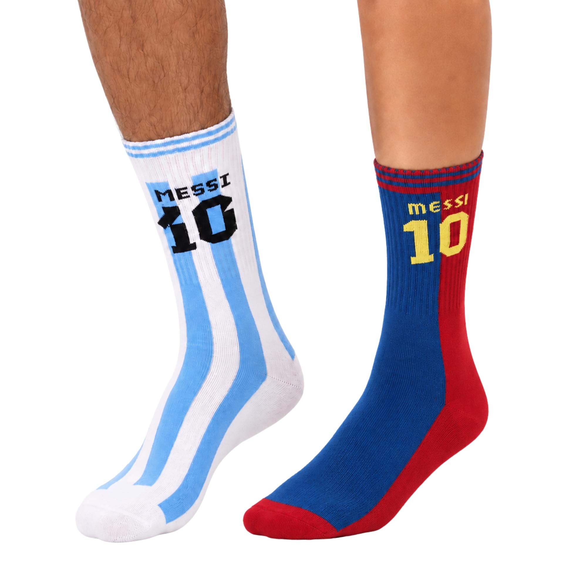 Luxe MESSI EDITION (N9 Technology) (Pack of 4) Football Socks for Men & Women, Luxury Pure Combed Cotton, Anti-Odour, Anti-Bacterial, Breathable, Calf Length Crew Socks-picture-44