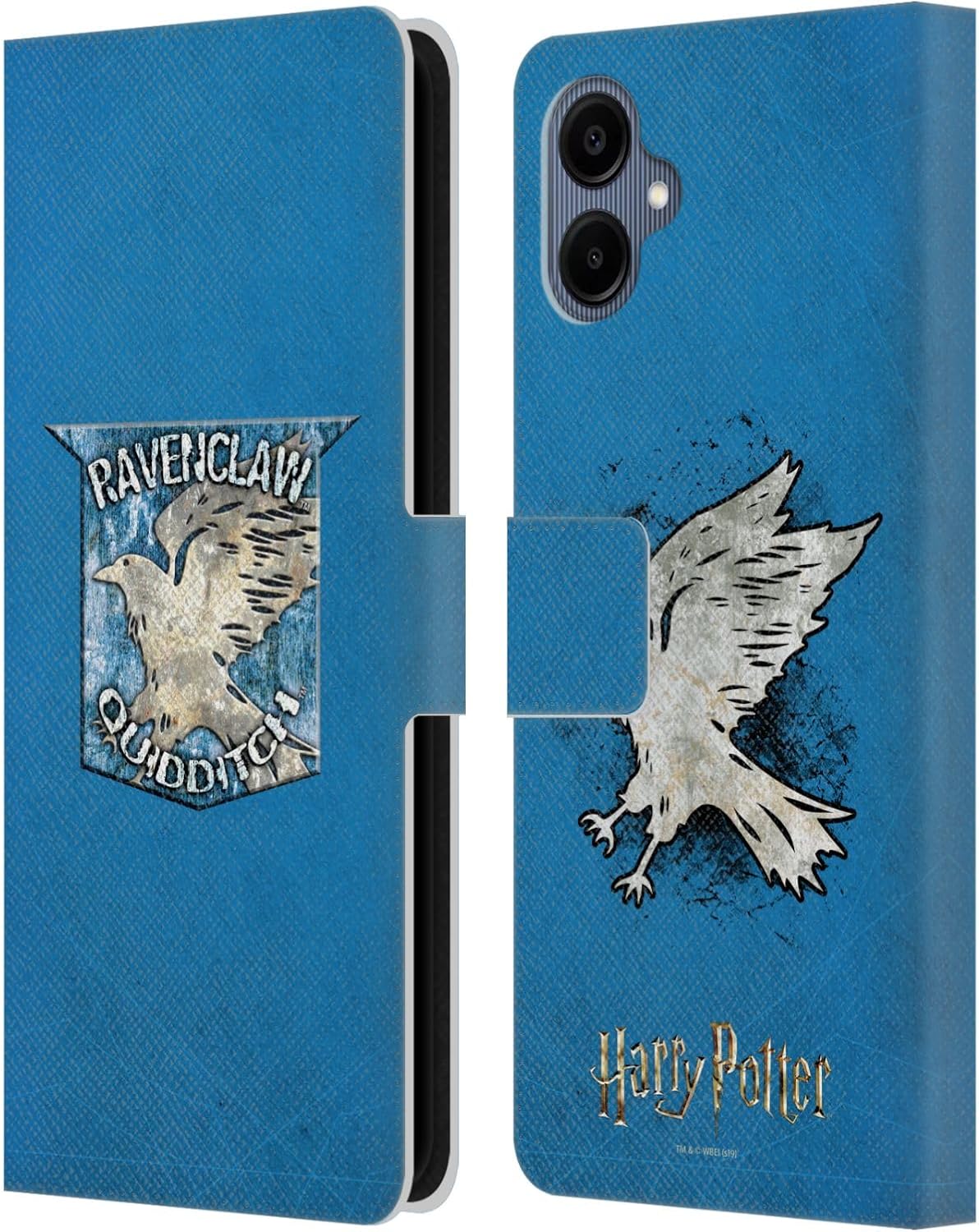 Head Case Designs Officially Licensed Harry Potter Ravenclaw Quidditch Badge Prisoner of Azkaban V Leather Wallet Case Compatible with Samsung Galaxy A06 4G / 5G