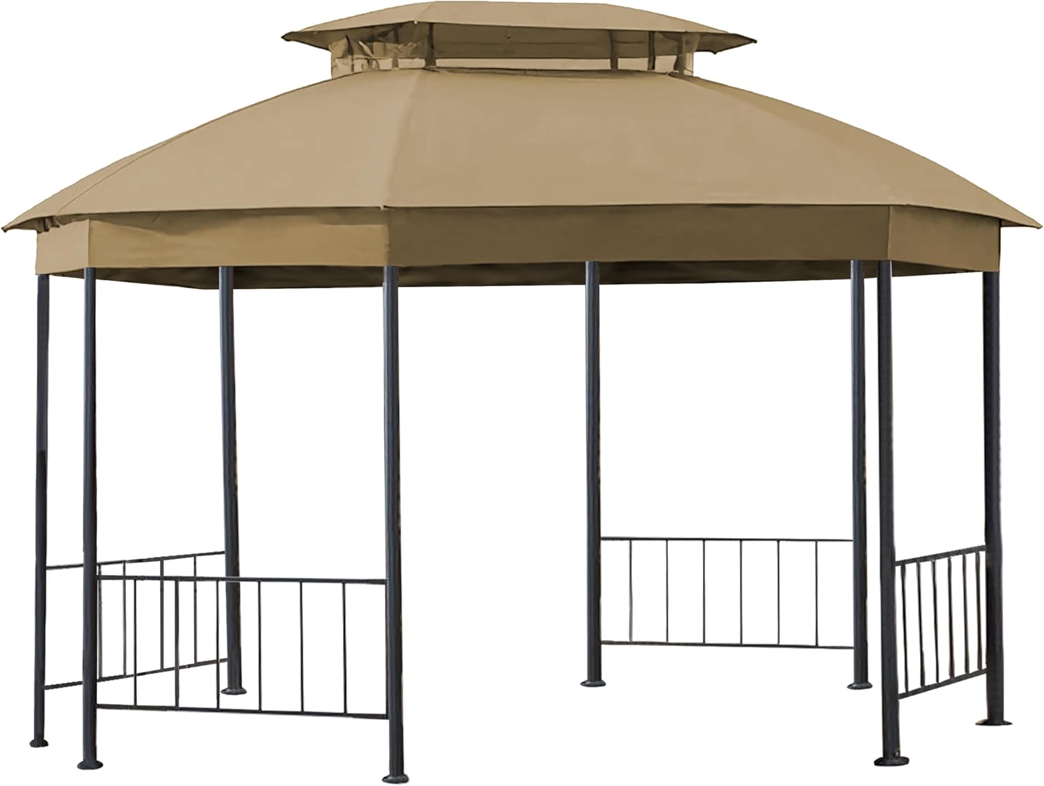 SCOCANOPY Light Beige Replacement Canopy Compatible with Big Lots Wilson & Fisher Jefferies Gazebo Model A101013211