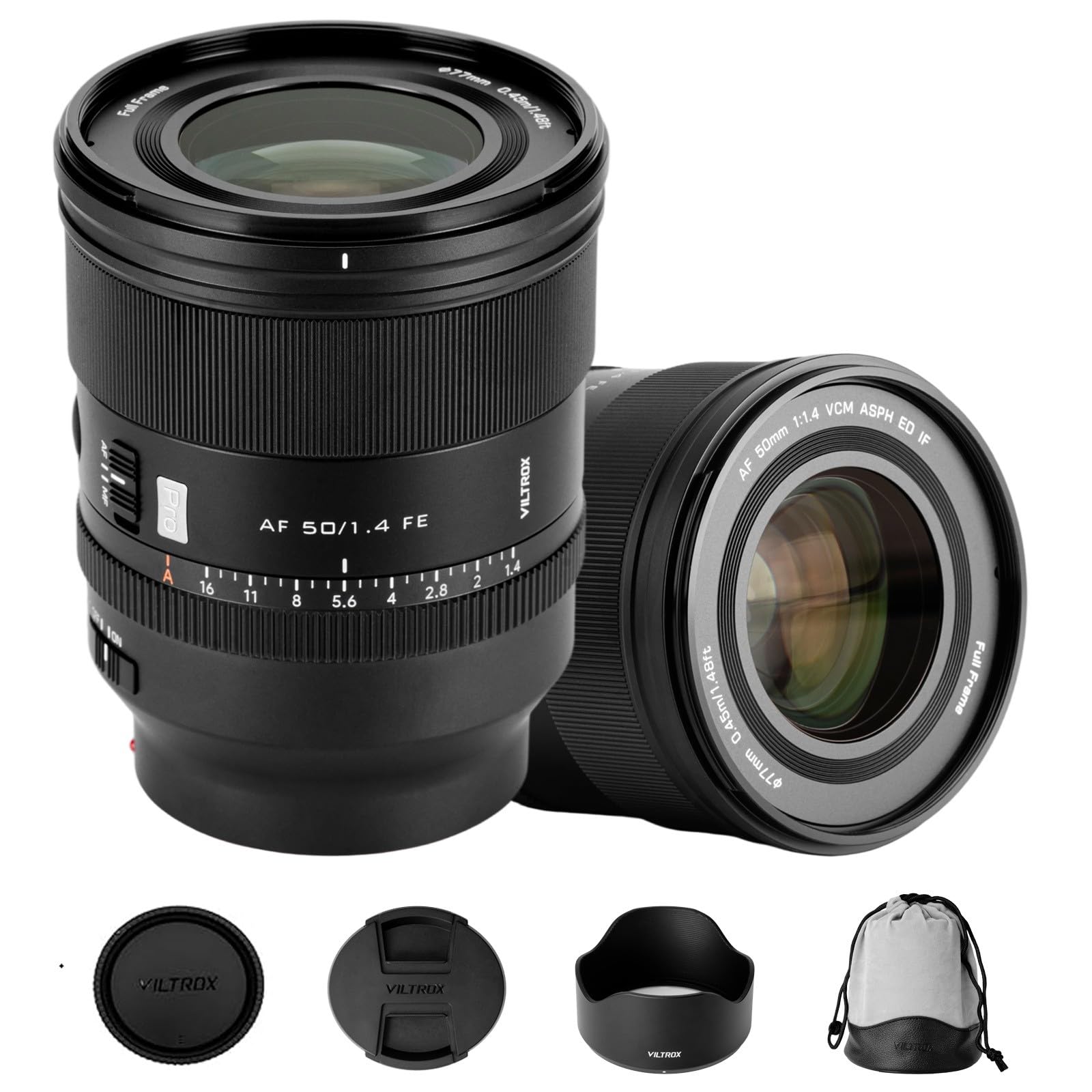 Amazon | VILTROX 50mm F1.4 Pro FE フルフレームレンズ (Sony E用