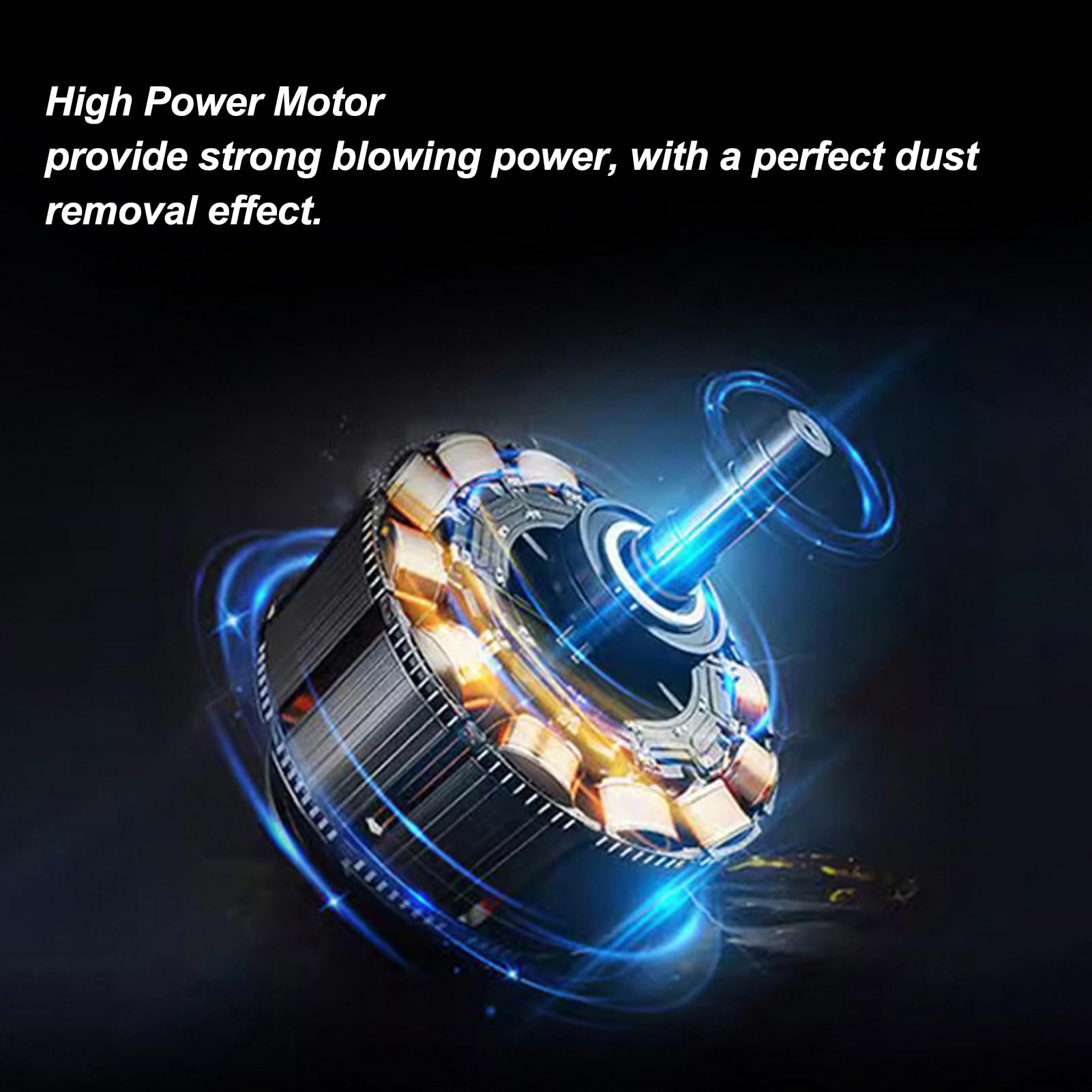 Emoshayoga Jet Dry Mini Blower Potente Soffiante per Pulizie Rapide e Uso di Emergenza Compatto Portatile 130000 Giri/min