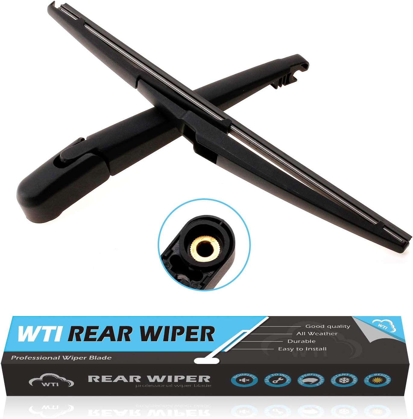 Amazon.com: Rear Windshield Wipers Blade Arm Set for Toyota RAV4 2013 ...