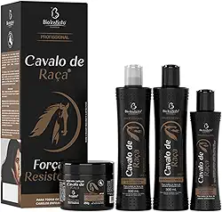 Kit Hidratação Capilar Cavalo De Raca Bio Instinto 4 Itens