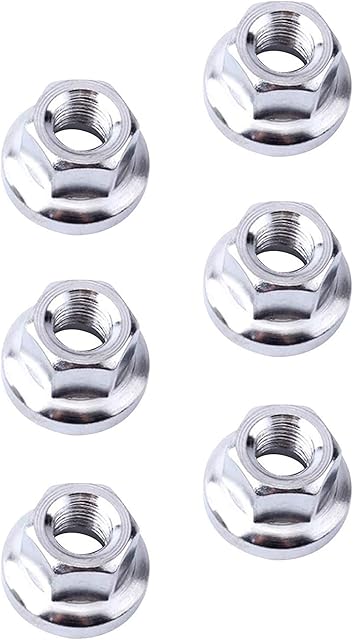 POFET M9 Bicycle Wheel Nuts Strong Axel Nuts for Road Bike Mountain Bike and Fixed Gear Bike