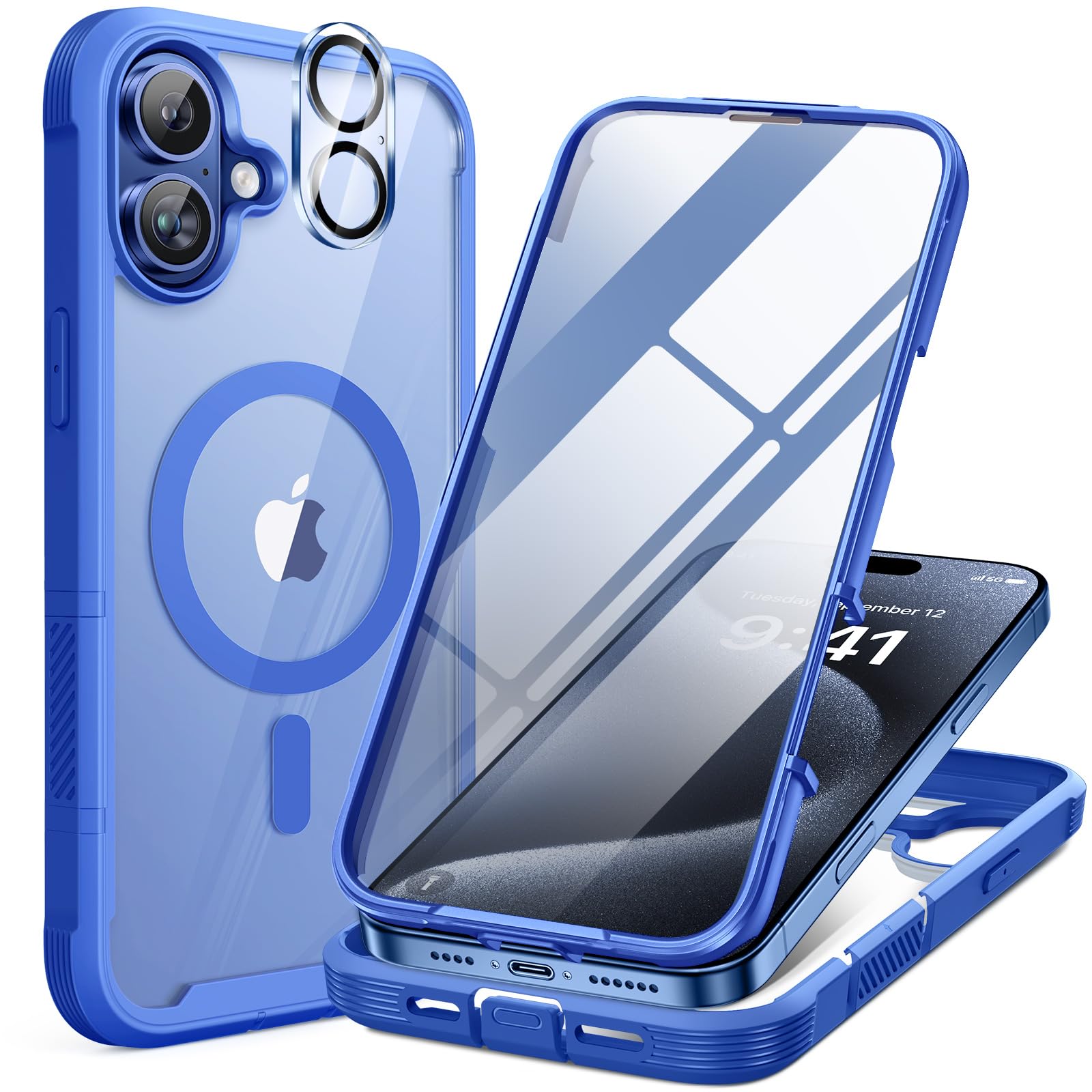 Miracase Magnetic Case for iPhone 16 Case 6.1-Inch