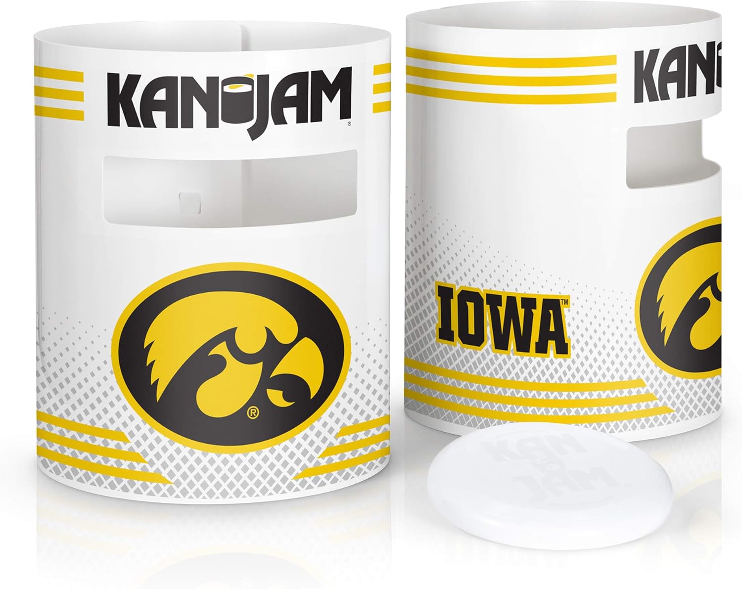 Kan Jam Collegiate Licensed Original Disc Toss Game - NCAA Fan Outdoor Games for Backyard, Beach or Tailgate - American-Made Disc Golf Set & Outdoor Frisbee Slam Adult Party Games