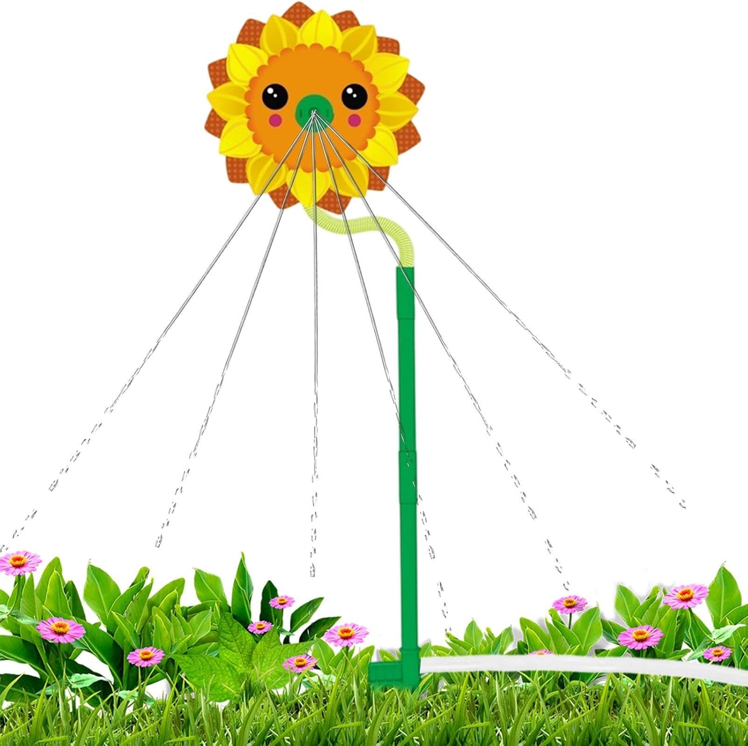 Water Sprinkler for Lawn | Toy Sunflower Sprayer,Backyard Irrigation Sprinkler - for Party Irrigation Backyard Outdoor Lawn Camping Patio Greenhouse