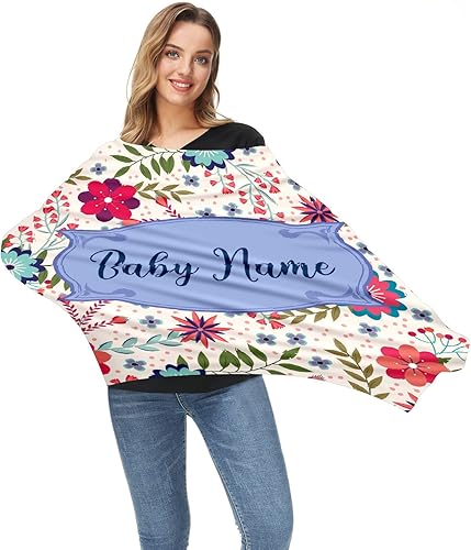 Miniatura 7 de Cubierta de cochecito de bebé para asiento de automóvil, cubierta de enfermería, bufanda de lactancia materna, suave y elástica, cubierta de toldo