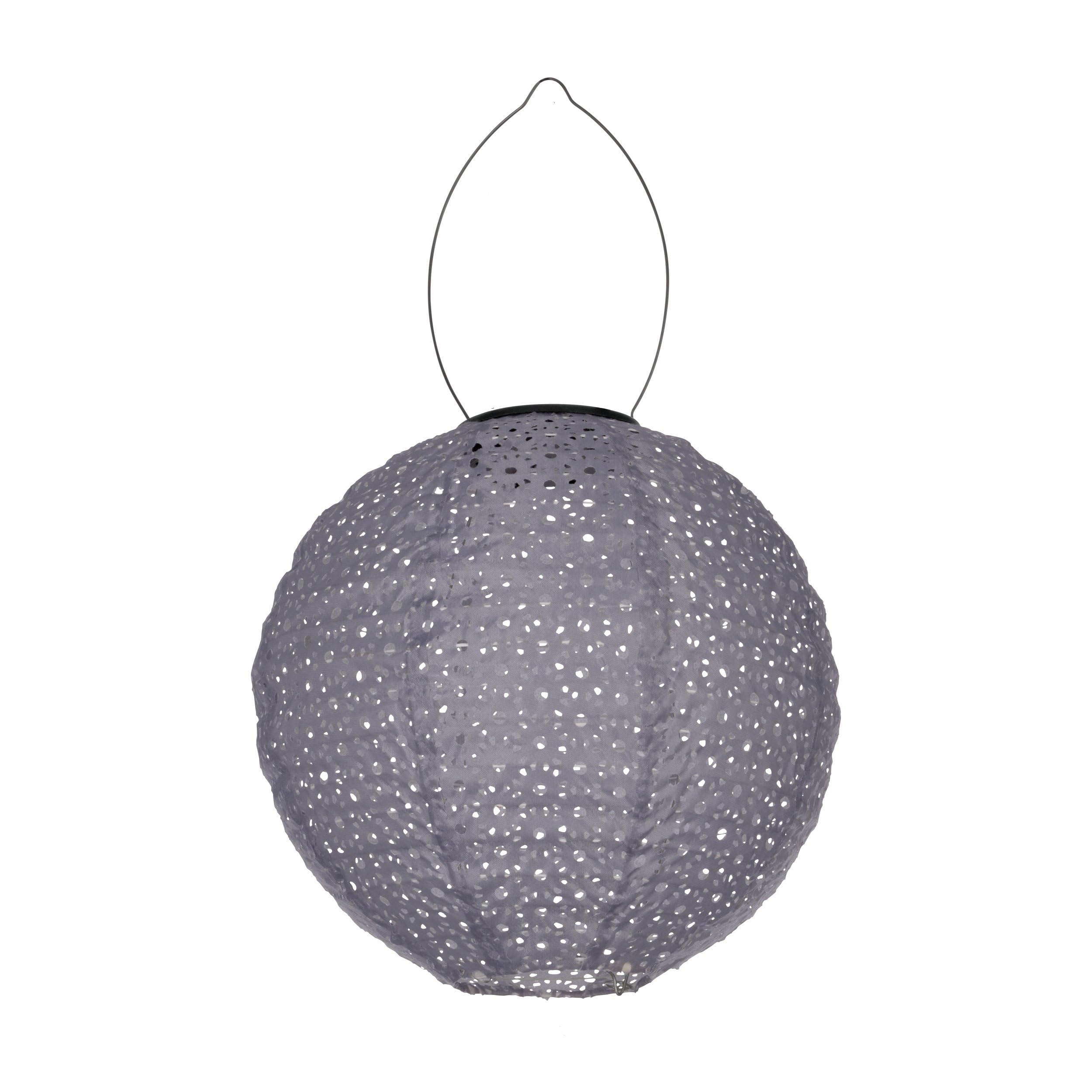 Eglo Solar Lantern Z_Solar, Outdoor Garden lamp, Hanging Light for Balcony, Plastic in Pastel Light Blue, Warm White, IP44
