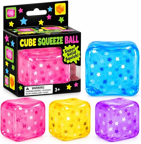 Squishy Fidget Toys Stress Cube - Sensory Toys for Kids Adults Squeeze Squishy Toys for Anxiety Relief