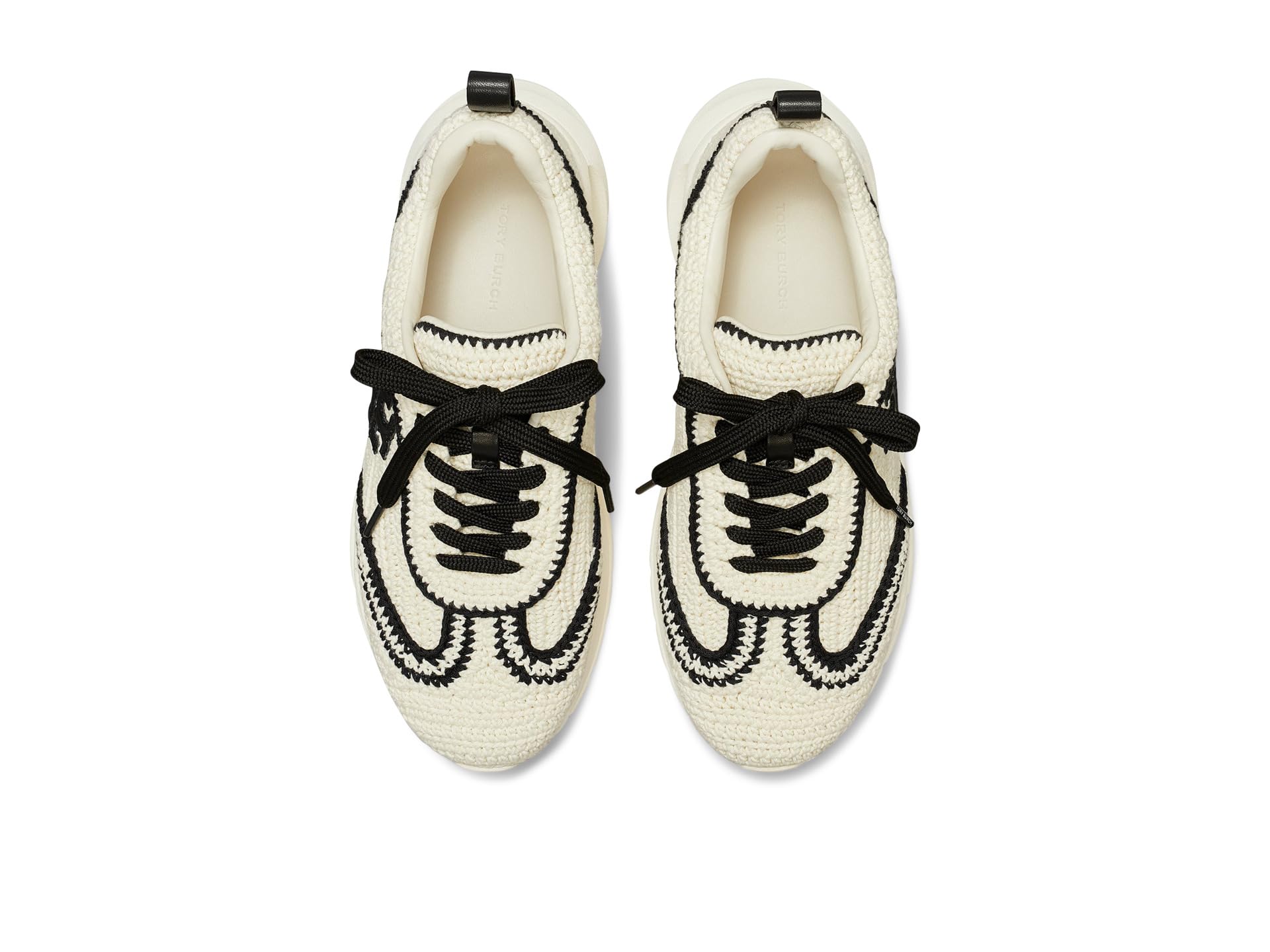 TORY BURCH good luckニットスニーカー　US37.5 Amazon.com | Tory Burch Women's Good Luck Trainer Sneakers