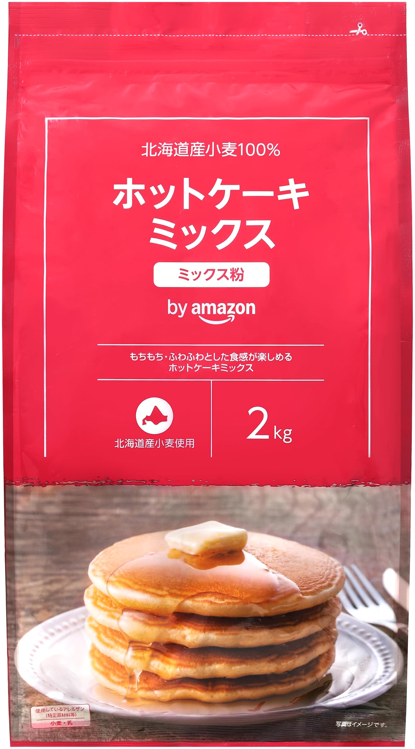 by Amazon ホットケーキミックス 2kg 北海道産小麦100%使用