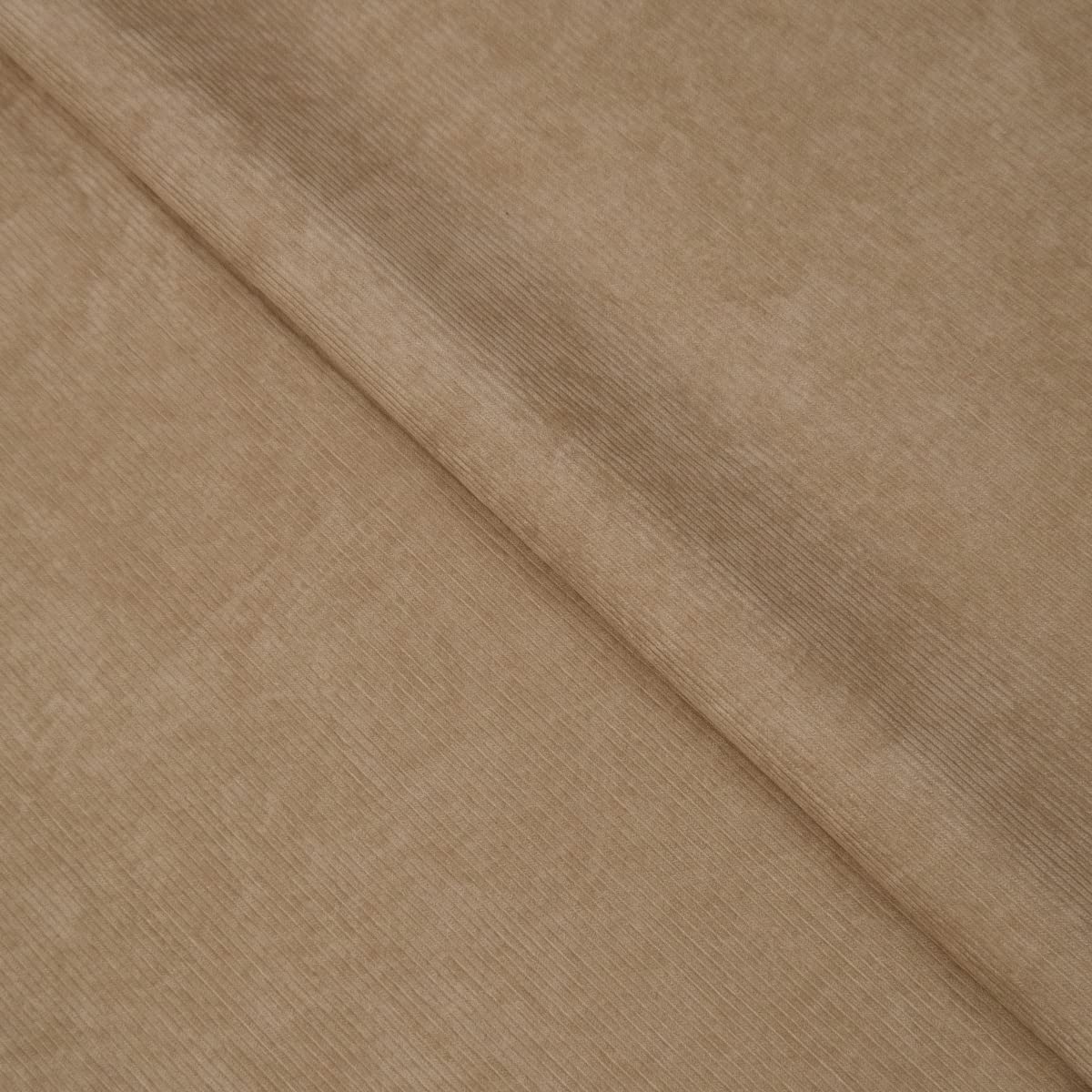 Corduroy Fabric 8 Wale Material Jumbo Cord 60 Inch 150cm Wide Clothing Trousers (Per Metre, Beige)