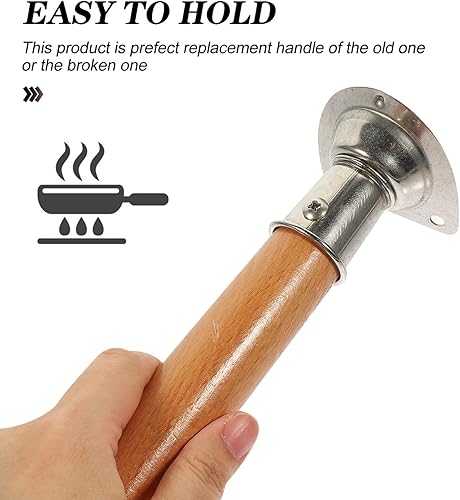 Miniatura 3 de Angoily Mango de olla antiquemaduras, mango de olla de leche, sartén desmontable, agarre antiquemaduras, repuesto universal, mango de utensilios de