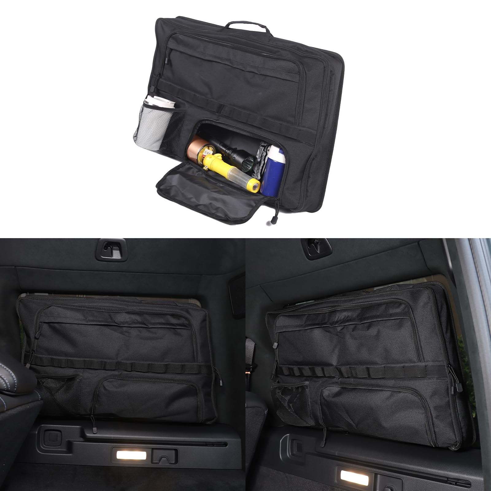 TOYCIDFG Car Rear Trunk Organizer Side Rack Trunk Storage