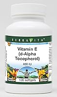 Vista 1 de Terravita Vitamina E (d-alfa tocoferol) - 400 UI (100 cápsulas blandas, ZIN: 428181)