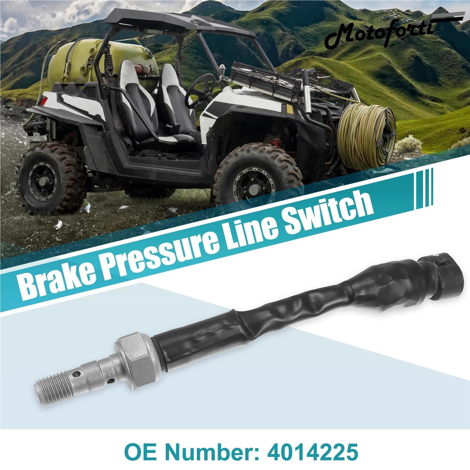 Czujnik hamulca Przełącznik Przewodu Ciśnienia Hamulca 4014225 Przewód Czujnika Ciśnienia Hamulca Pasujący Do Polaris RZR 570 900 900 EPS XP 1000 EPS RS1 EPS