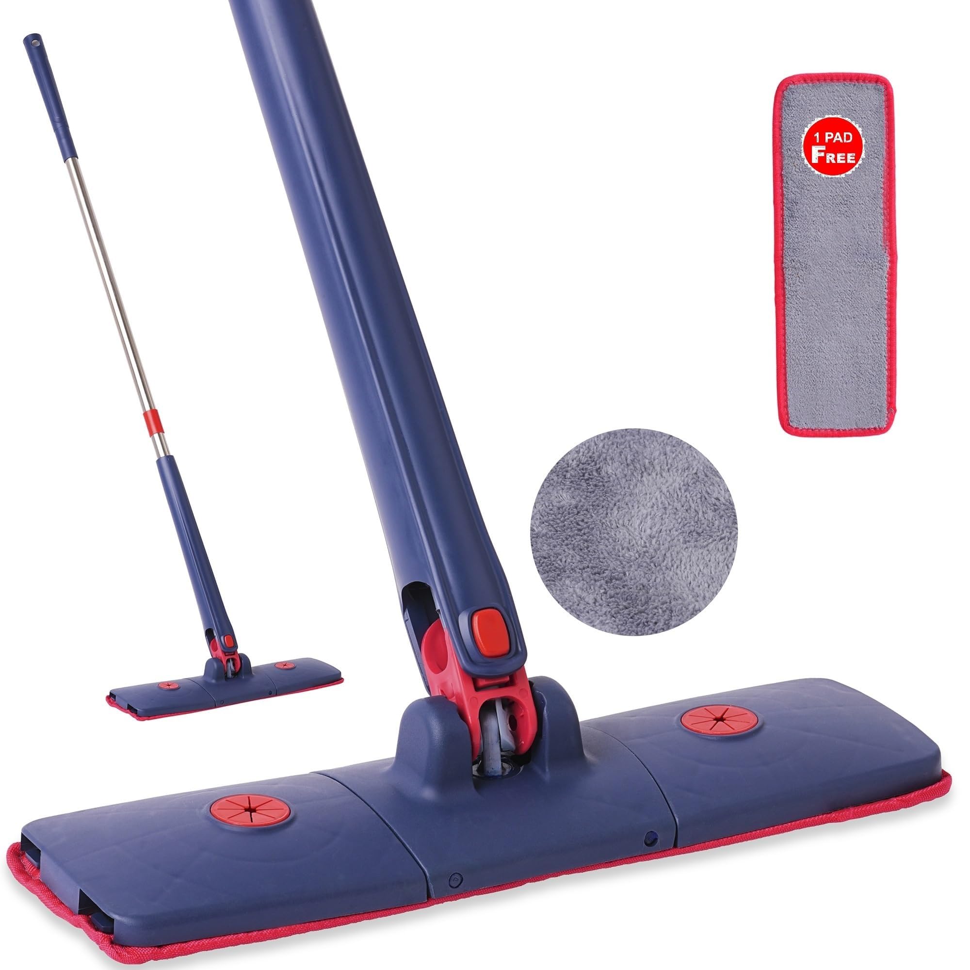 See full amazon price history chart for GaxQuly Microfiber Magic Floor Cleaning Mop || Hands Free Squeeze Mop 360 Degree || Push-Pull Automatic Squeezing Mop Long Handle (Standard) GaxQuly Microfiber Magic Floor Cleaning Mop || Hands Free Squeeze Mop 360 Degree || Push-Pull Automatic Squeezing Mop Long Handle (Standard) (B0D796SG6D) Amazon Price History, Amazon Price Tracker