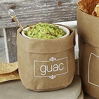 Vista 2 de Santa Barbara Design Studio Plato de cerámica de azúcar de mesa, 3 "x 3", blanco