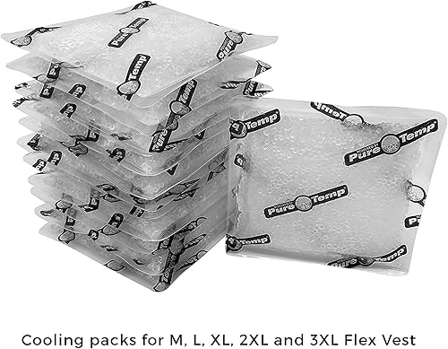 Miniatura 4 de Glacier Tek Chaleco Flex Cool con paquetes de enfriamiento no tóxicos