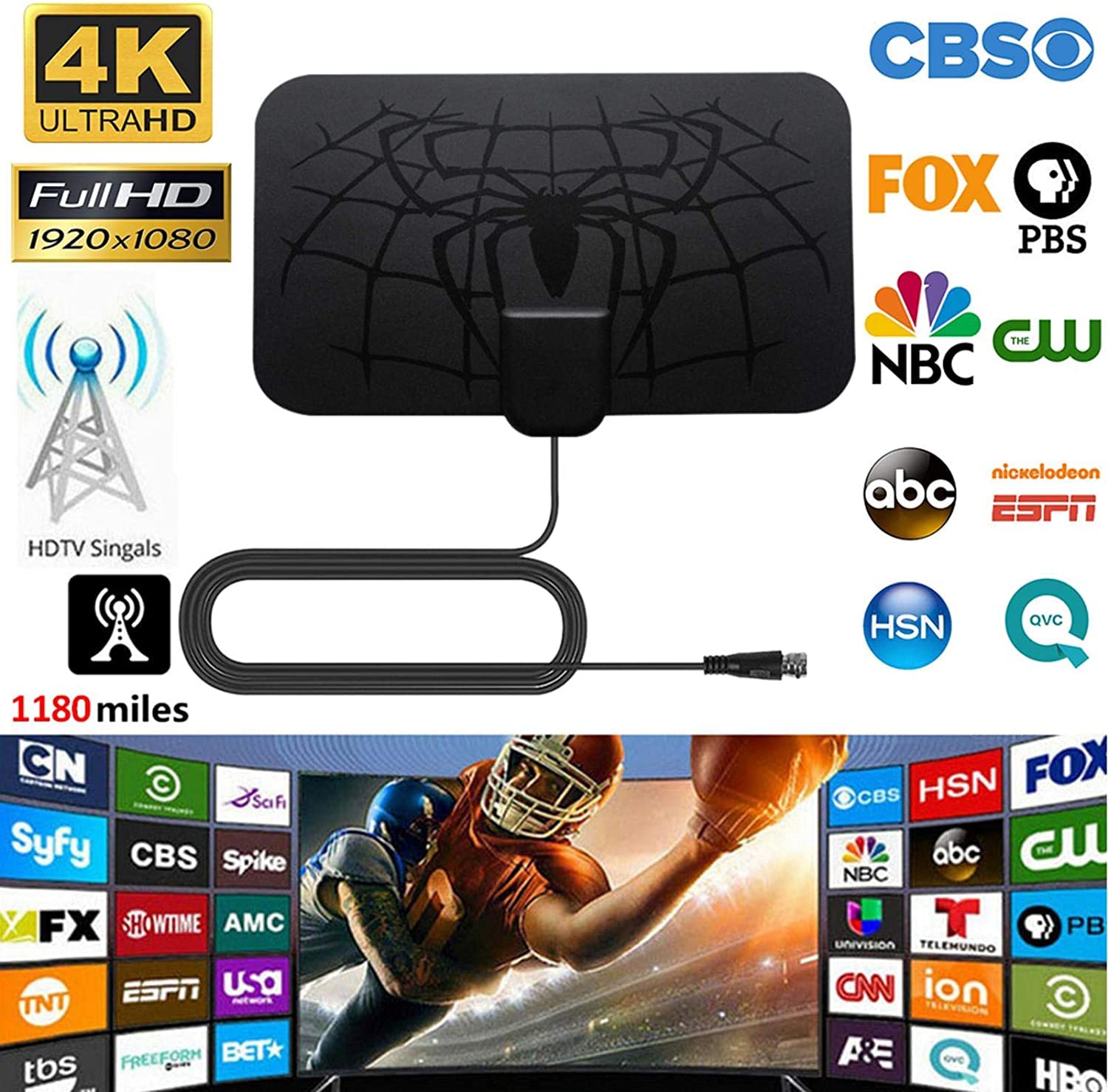 Amazon | テレビアンテナ4kチューナーパソコン用地デジチューナーfm