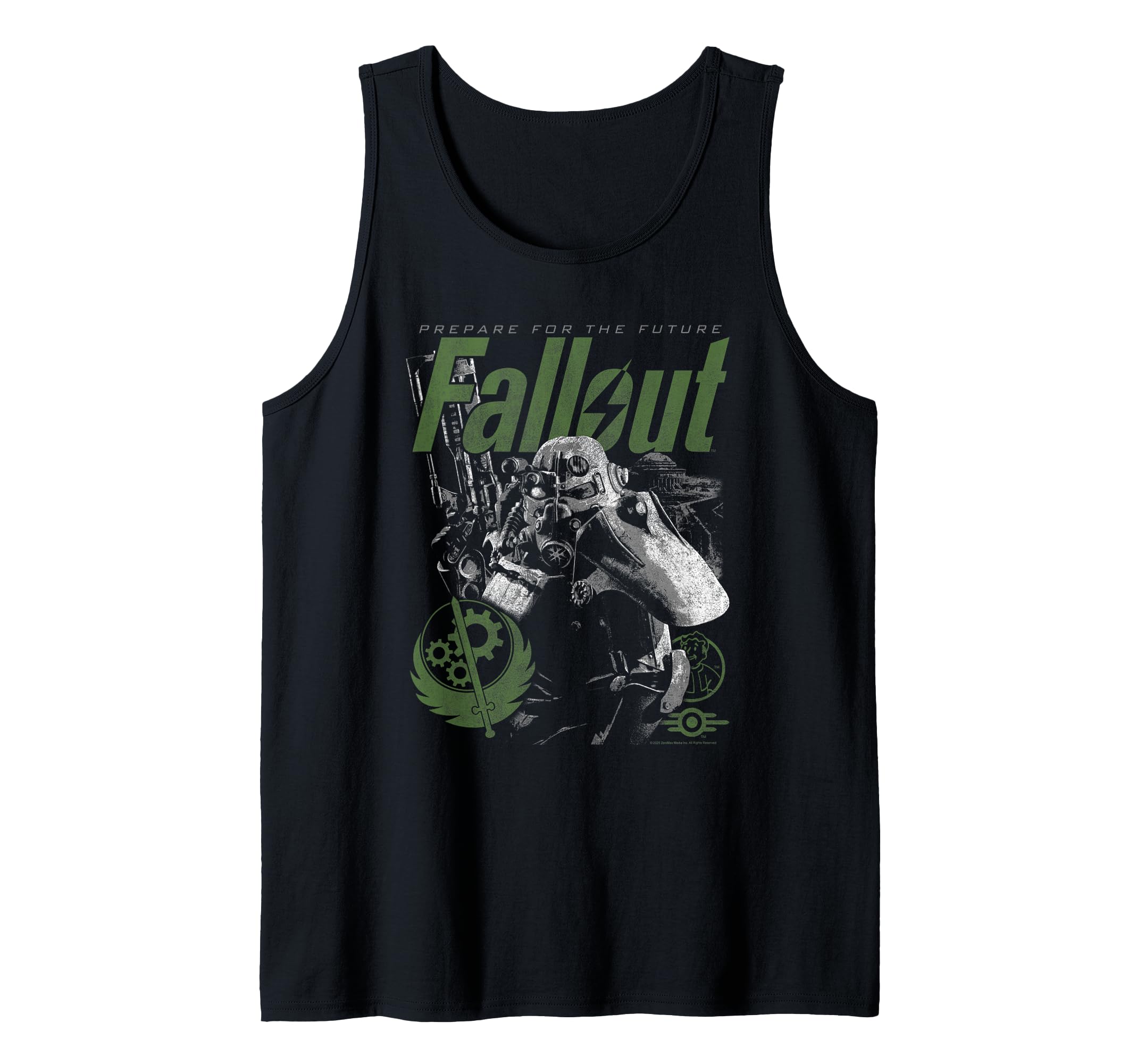Fallout Video Game Brotherhood of Steel Armor Tank Top
