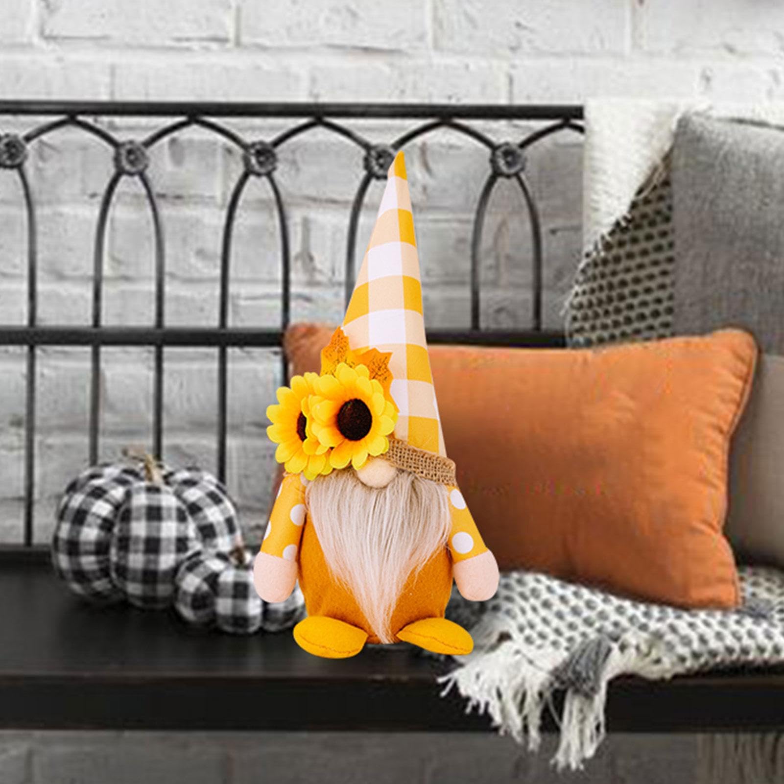 Yonsya Lot De 2 Nains De Noël En Peluche - Plateau à étages - Décoration De Noël - Figurines De Collection - Décoration De Table (2, Rouge + Vert