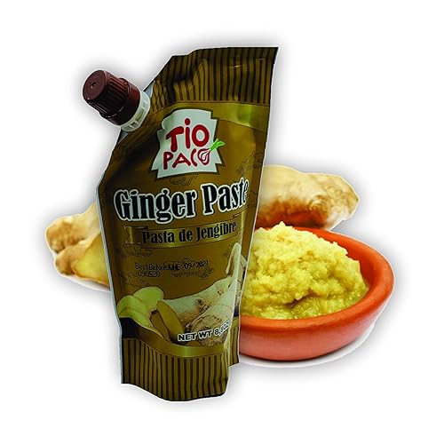 Tio Paco  Pasta de jengibre  Pasta de Jengibre para Cocinar  8.80 oz (250 grs) Paquete de 1