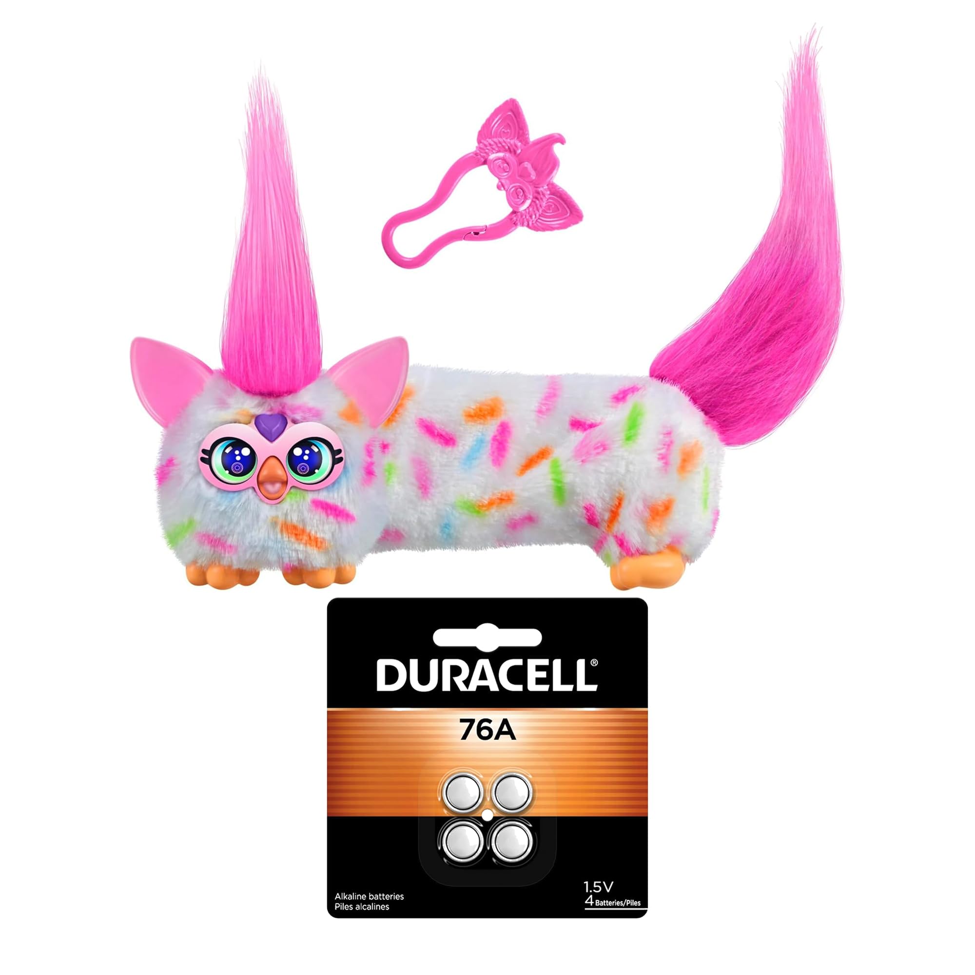Amazon.com: Furby DJ Furblets Berry-Cup-Cake Mini Electronic Plush