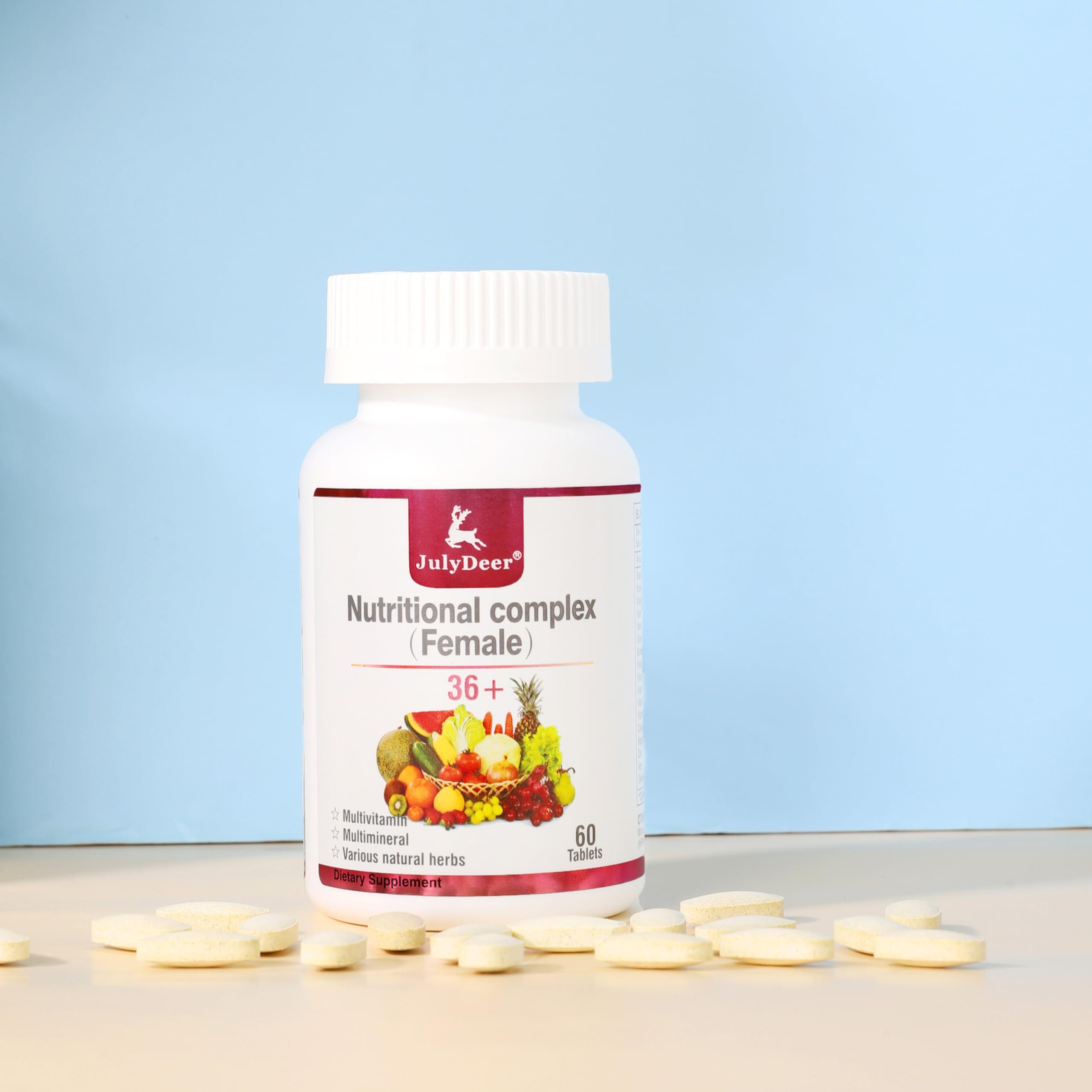 JulyDeer Multivitamin for Women 60 Tablets Complete Multimineral & Vitamin — Amazon image 6