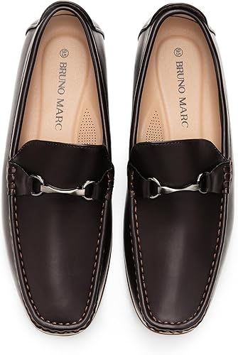 Miniatura 8 de Bruno Marc Mocasines de vestir para hombre, mocasines casuales para conducir