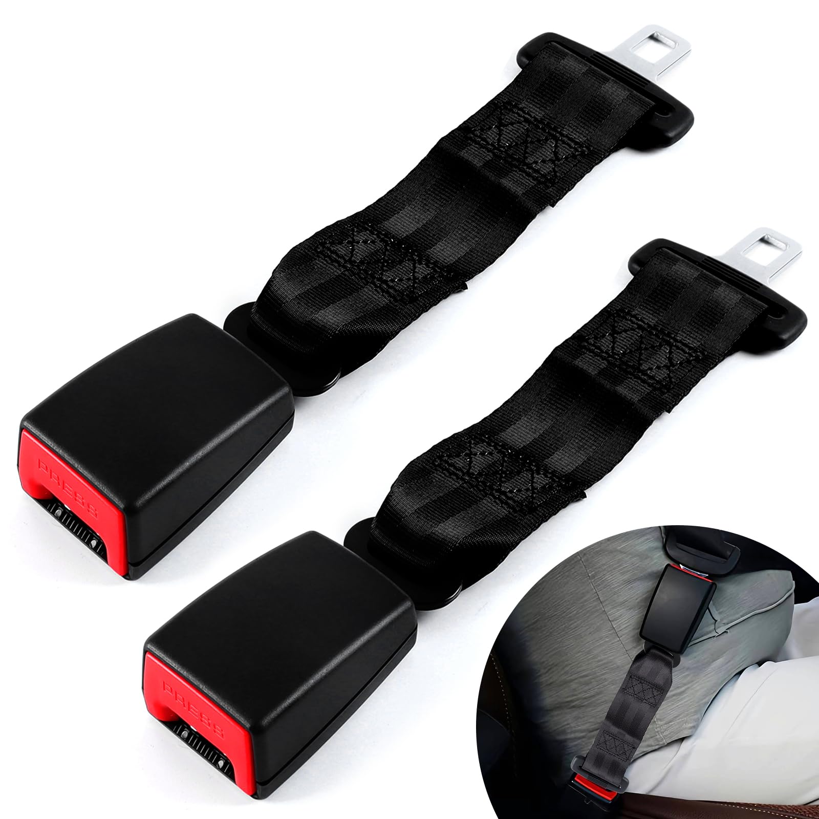 2 accessori per auto 14,57 IN/37 cm, accessori per auto universali, parti auto adatte per la maggior parte dei veicoli
